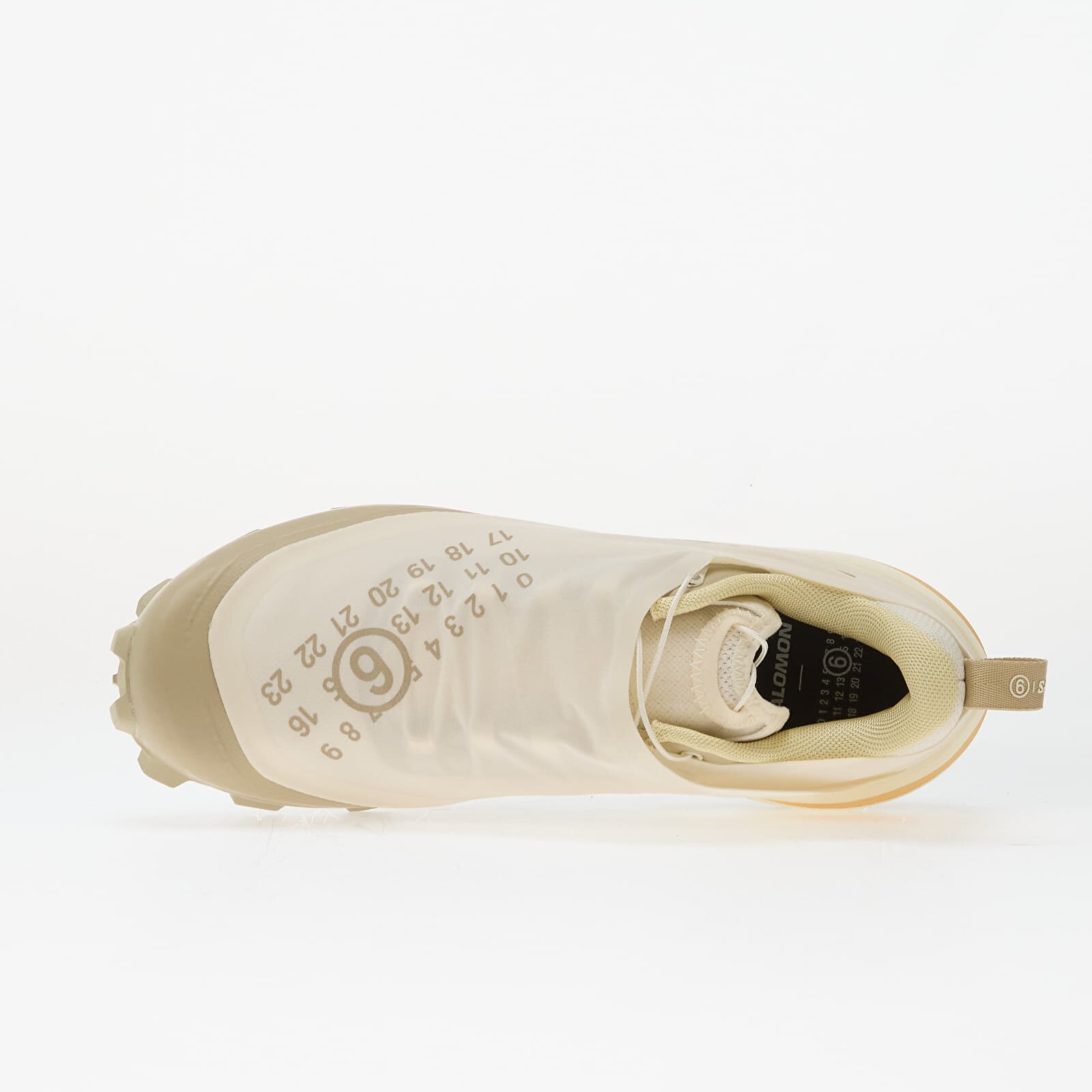 MM6 Maison Margiela Сникърси MM6 x Salomon Sneakers Vanilla Ice/ Eucalyptus/ Transparent Yellow