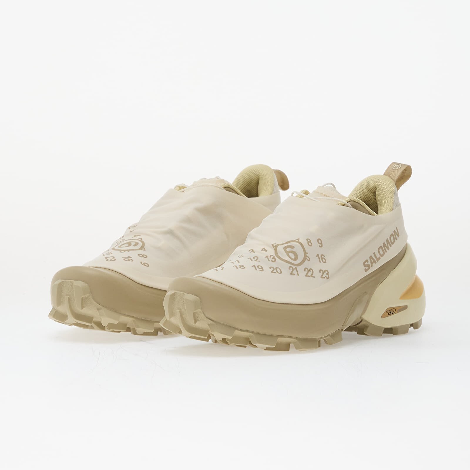 MM6 Maison Margiela Сникърси MM6 x Salomon Sneakers Vanilla Ice/ Eucalyptus/ Transparent Yellow