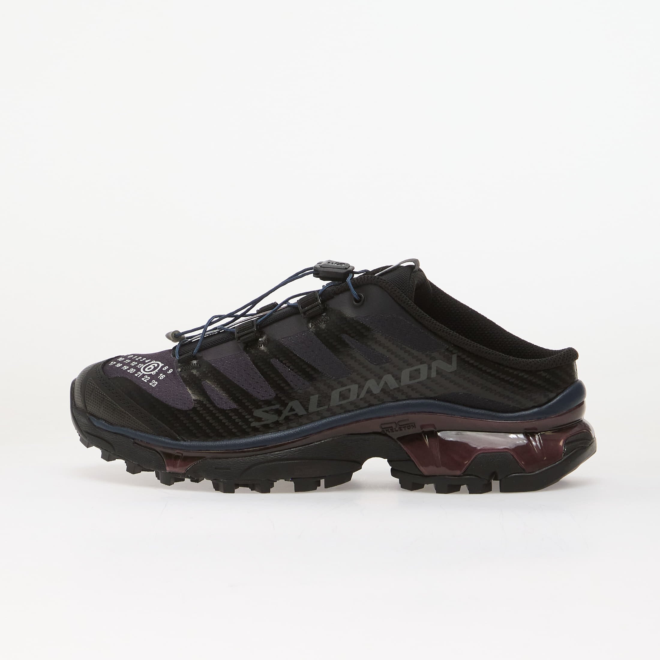 MM6 Maison Margiela Сникърси MM6 X Salomon XT-4 Mule Sneakers Black/ Nine Iron/ Hunkle Berry Violet