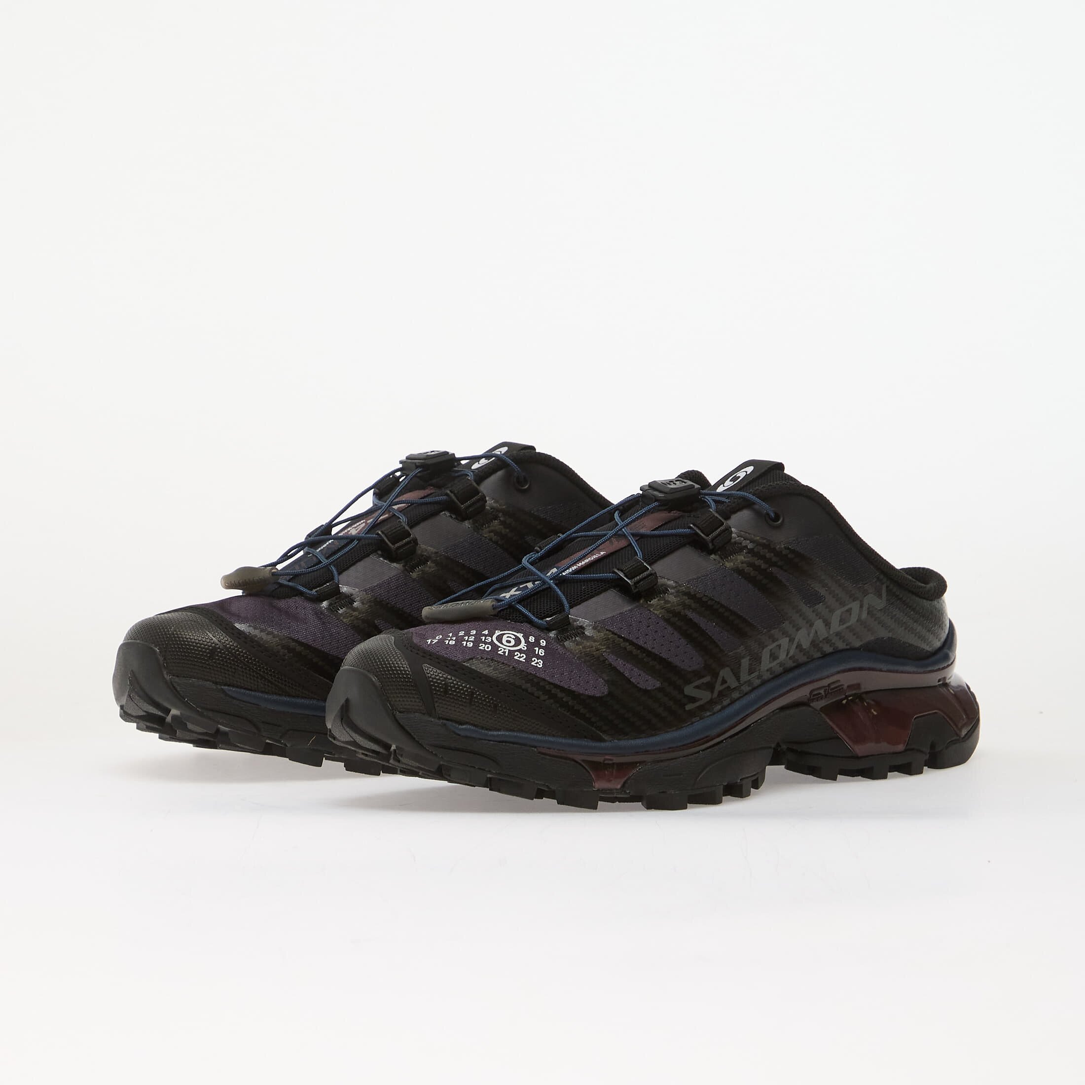 MM6 Maison Margiela Сникърси MM6 X Salomon XT-4 Mule Sneakers Black/ Nine Iron/ Hunkle Berry Violet