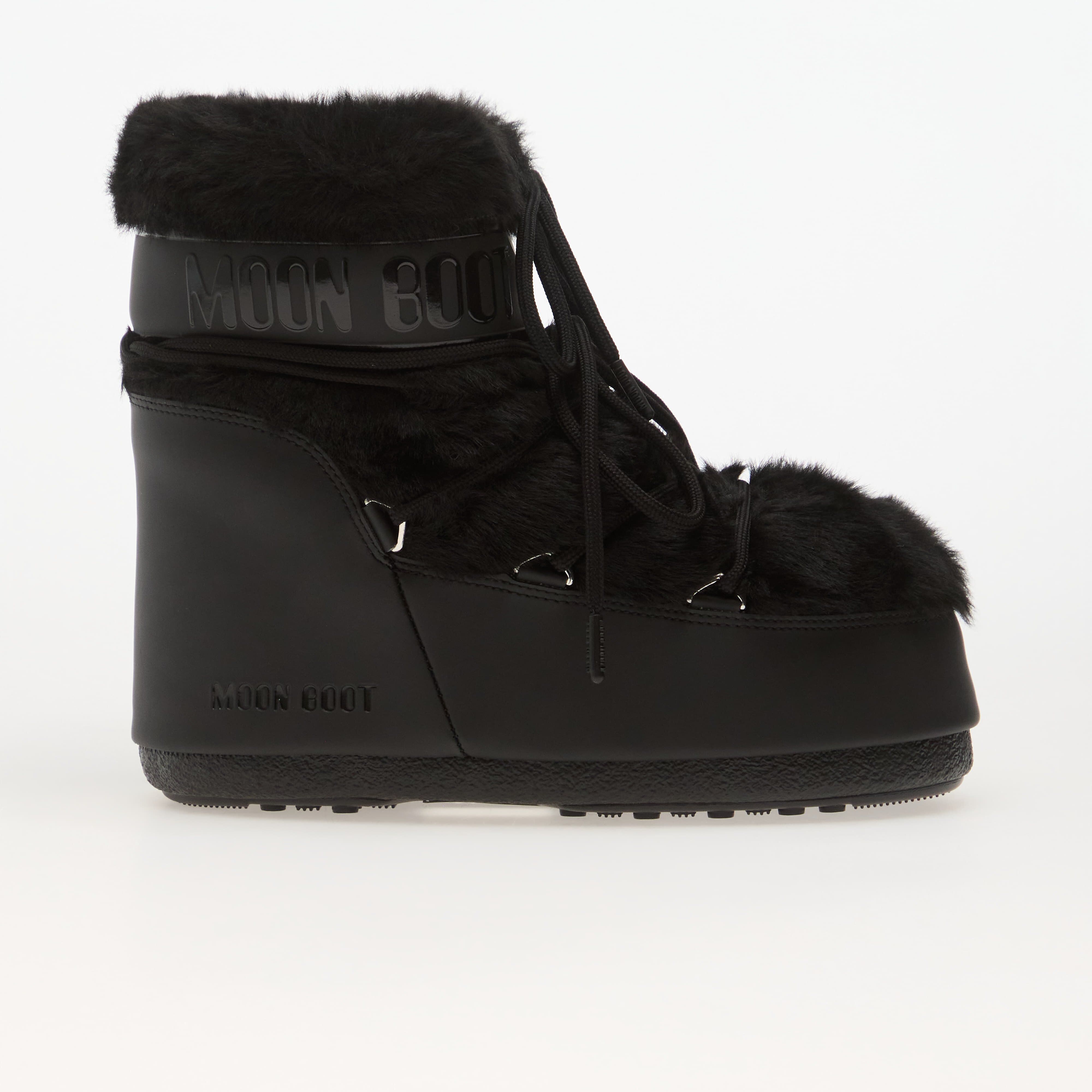 Moon Boot Обувки Icon Low Faux Fur Black