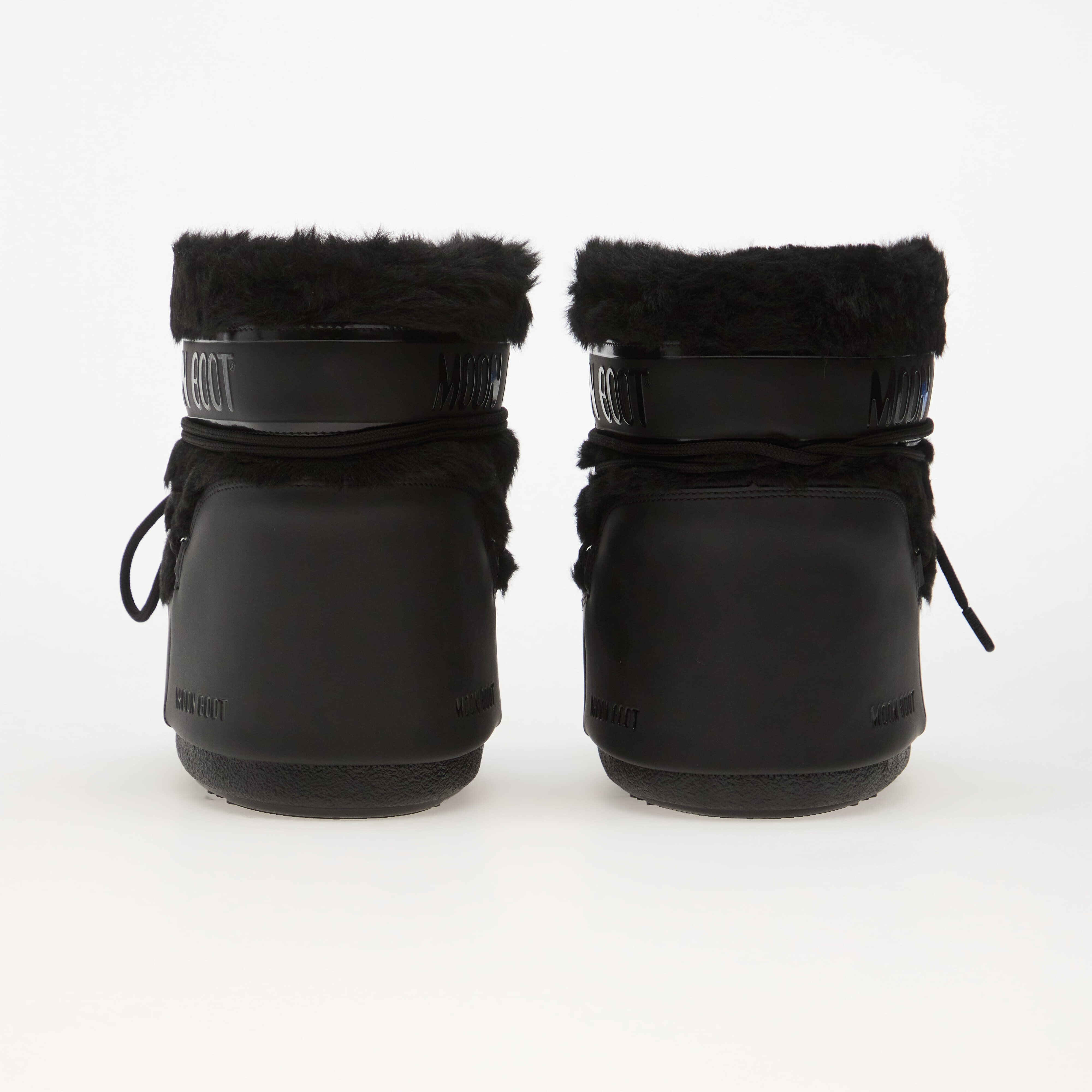 Moon Boot Обувки Icon Low Faux Fur Black