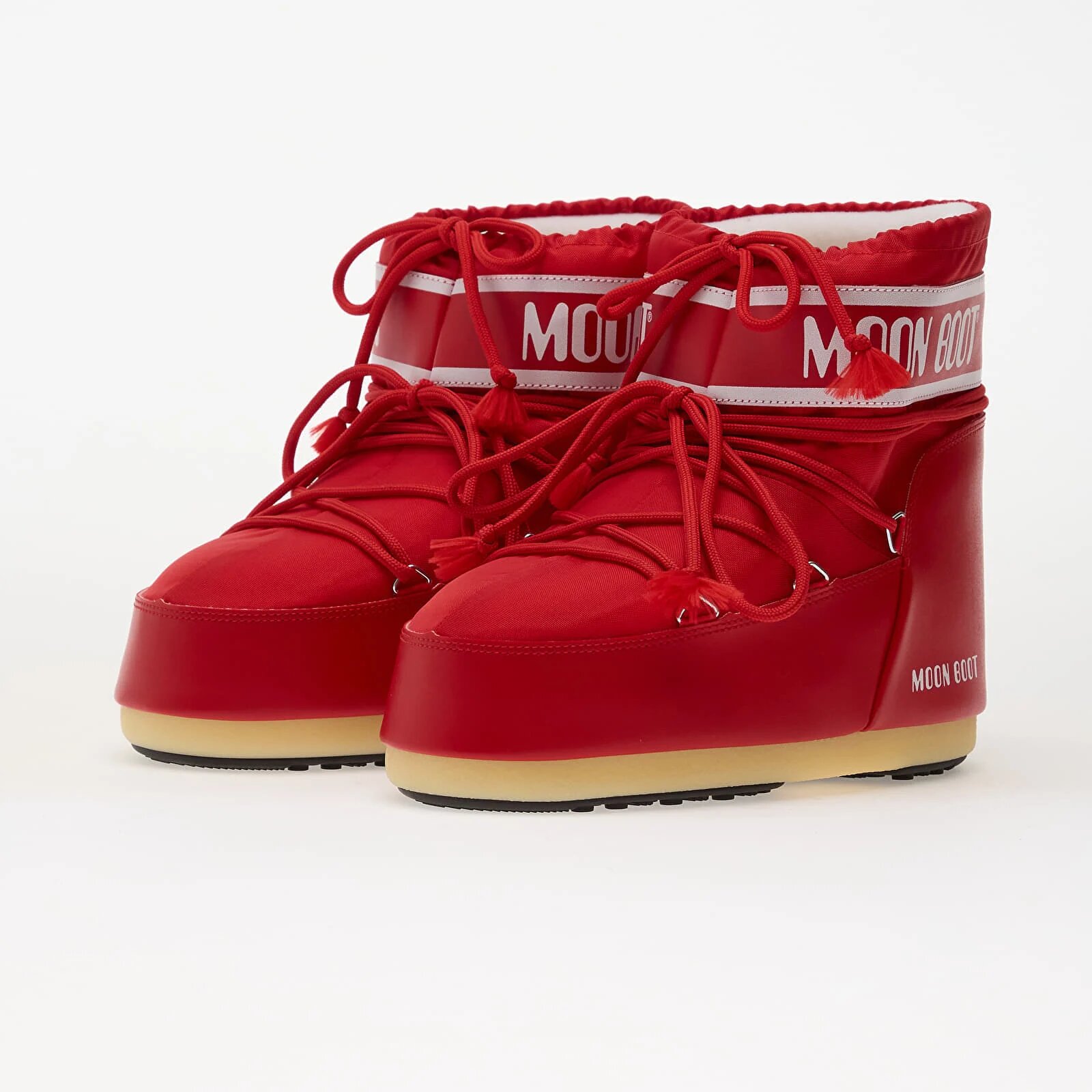 Moon Boot Обувки Icon Low Nylon Red
