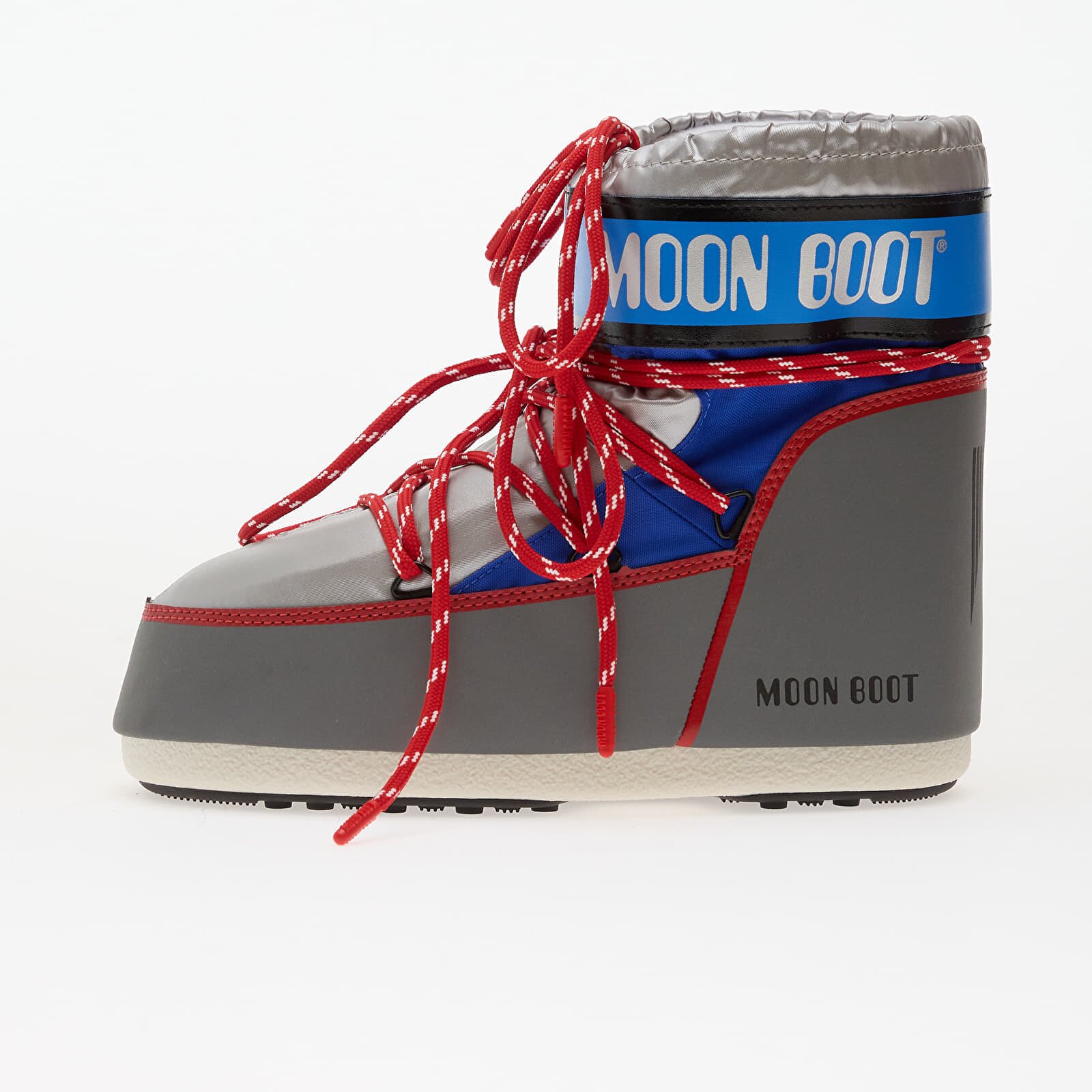 Moon Boot Обувки Icon Low Space Racing Silver/ Blue/ Red
