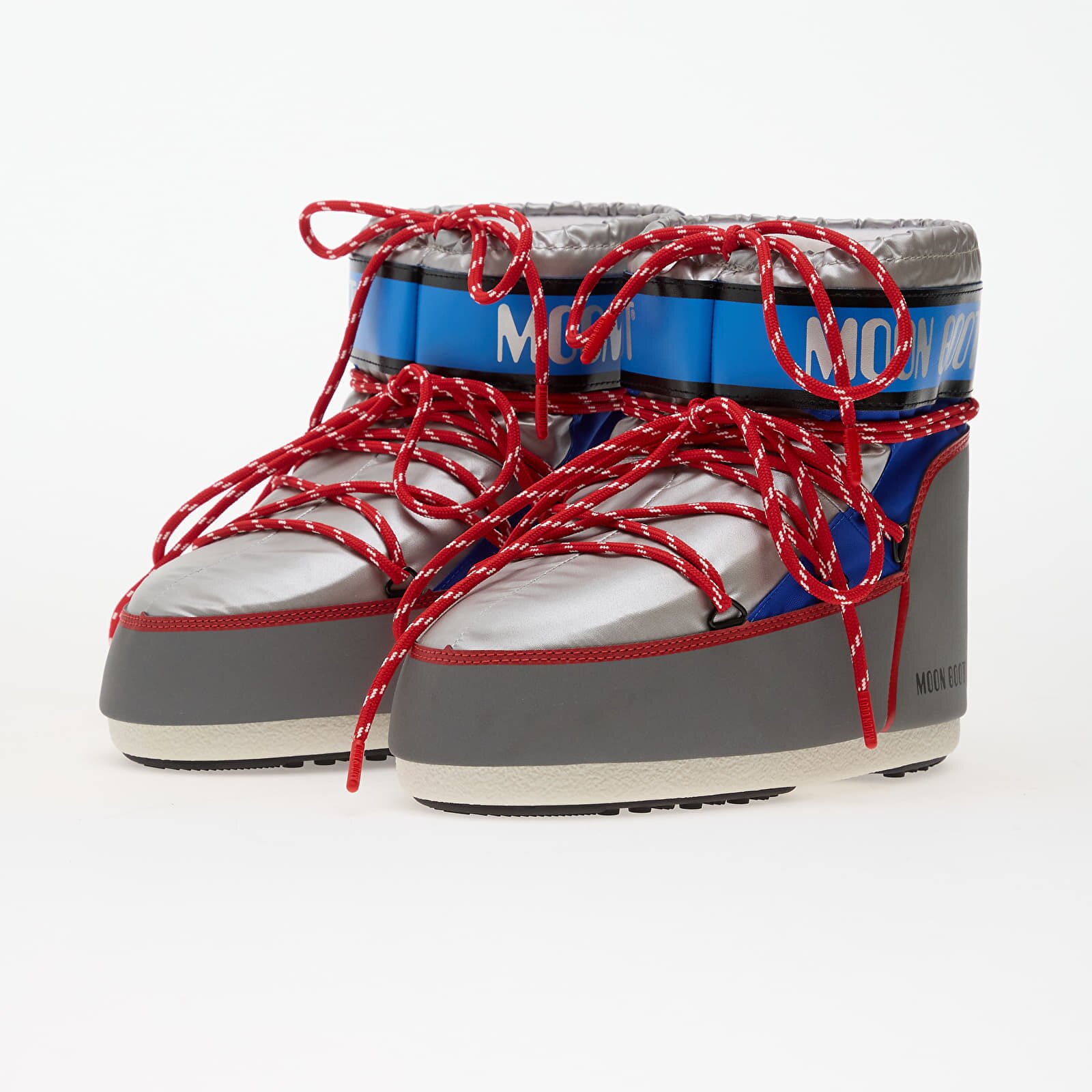 Moon Boot Обувки Icon Low Space Racing Silver/ Blue/ Red