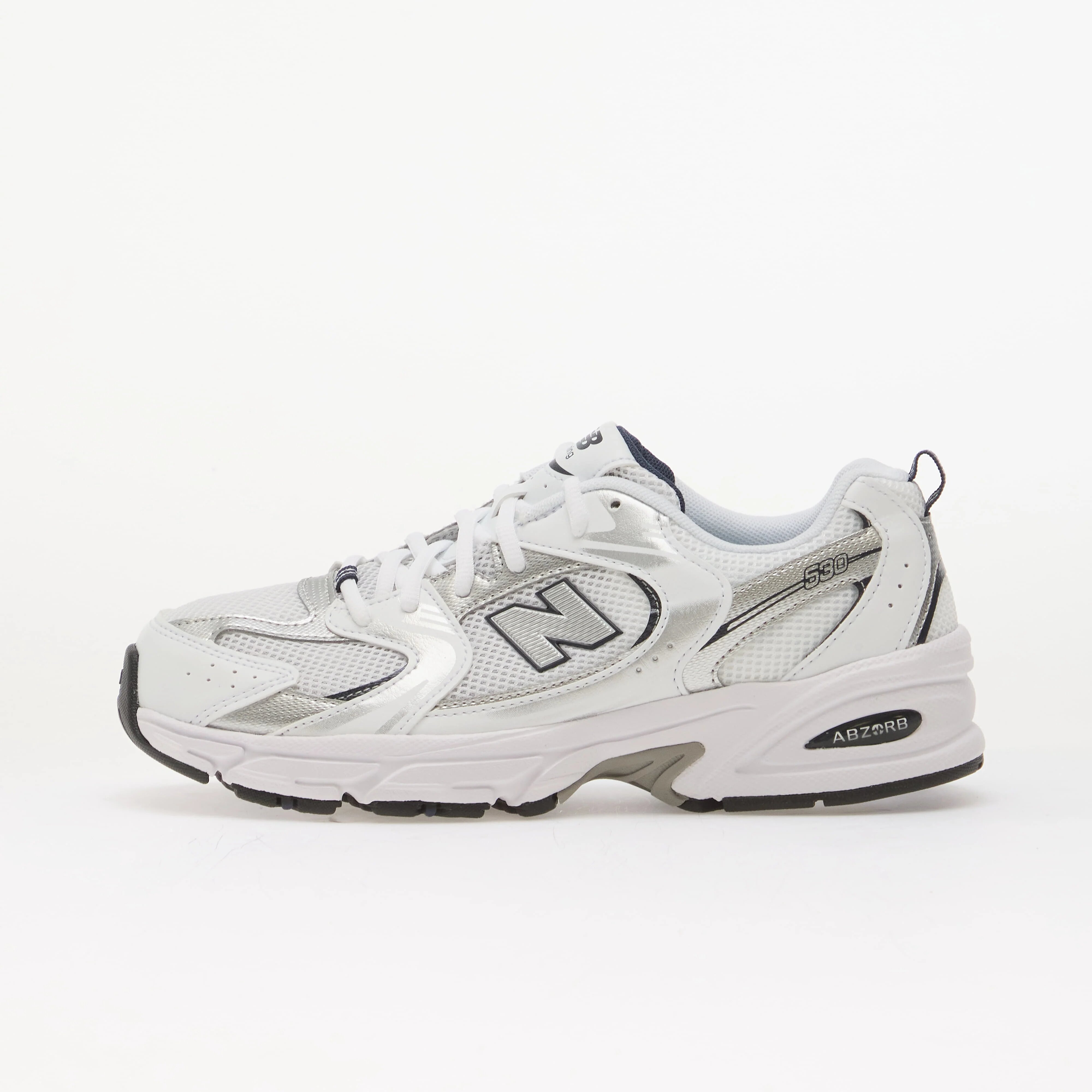 New Balance Обувки 530 Kids White/ Natural Indigo/ Silver Metallic Sb1