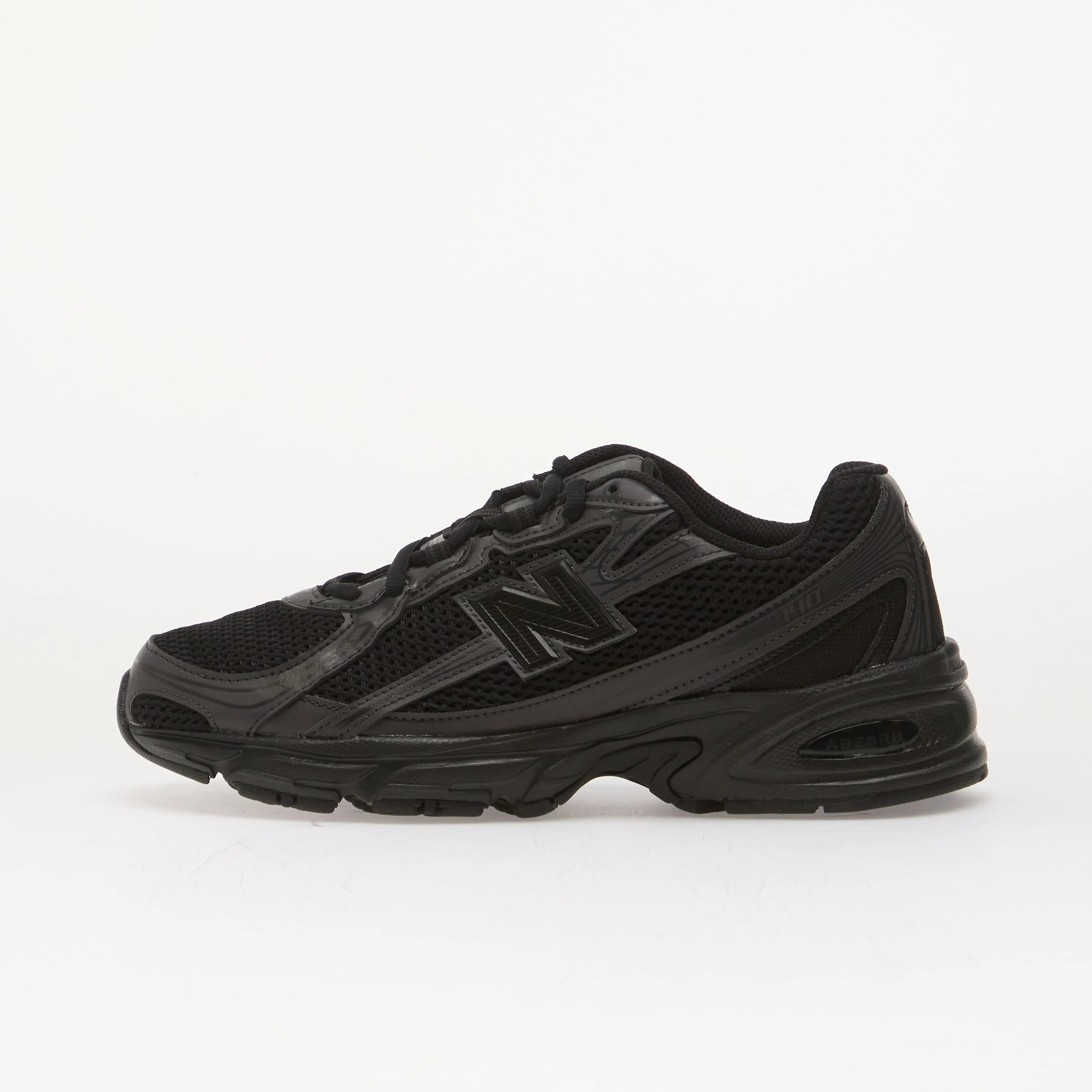 New Balance Обувки 740 Kids Black Cement/ Black Bo