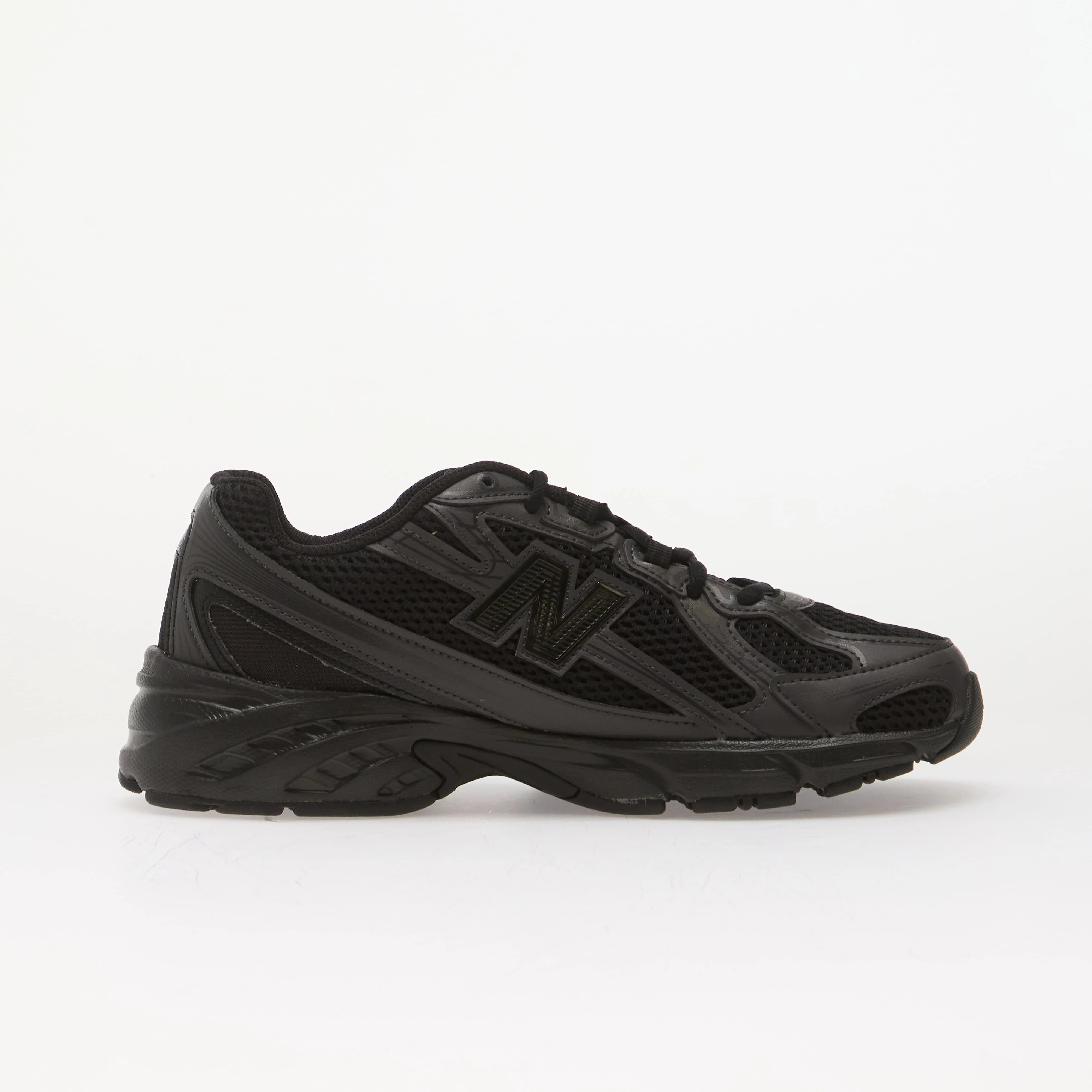 New Balance Обувки 740 Kids Black Cement/ Black Bo