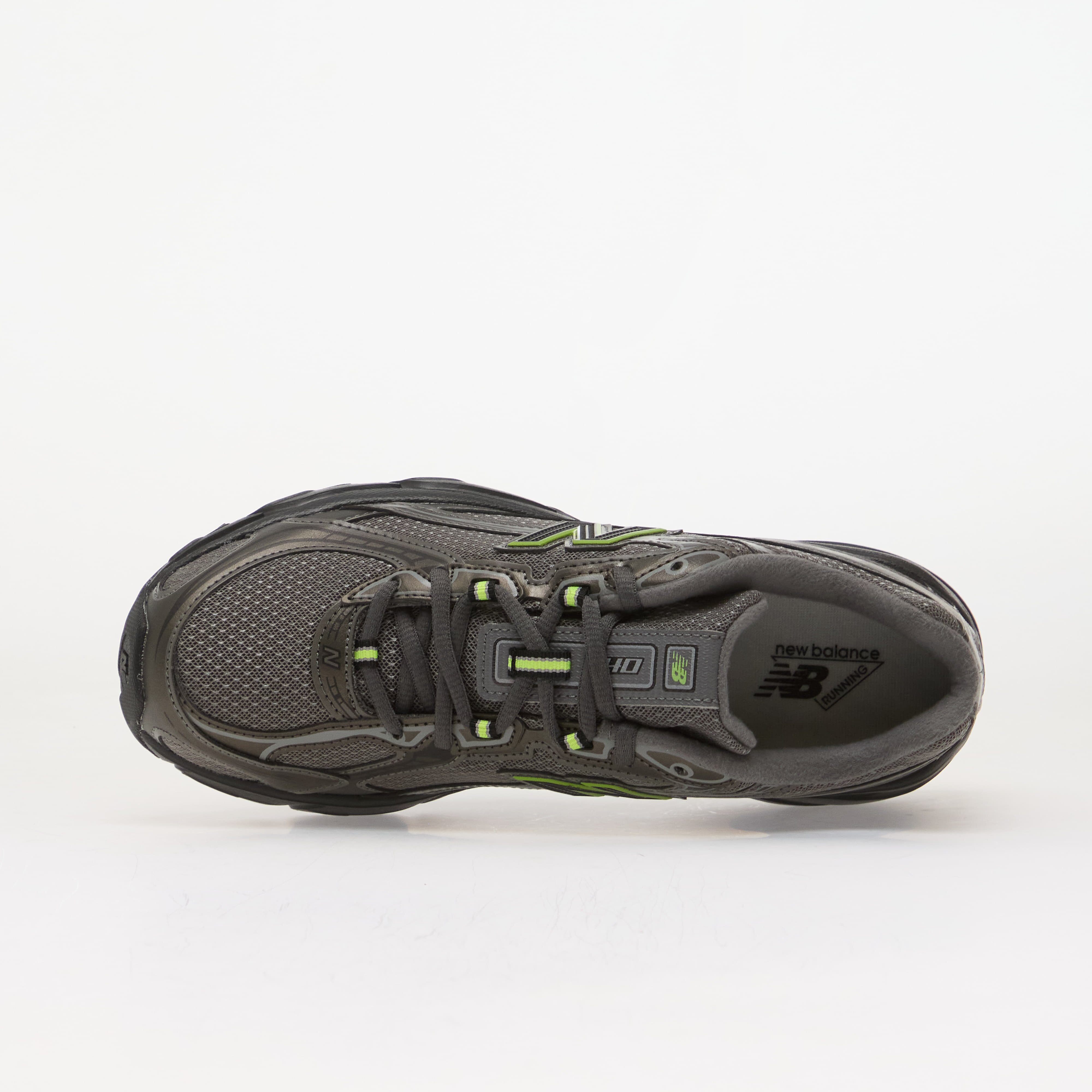 New Balance Обувки 740 Kids Black Metallic/ Alkaline Green