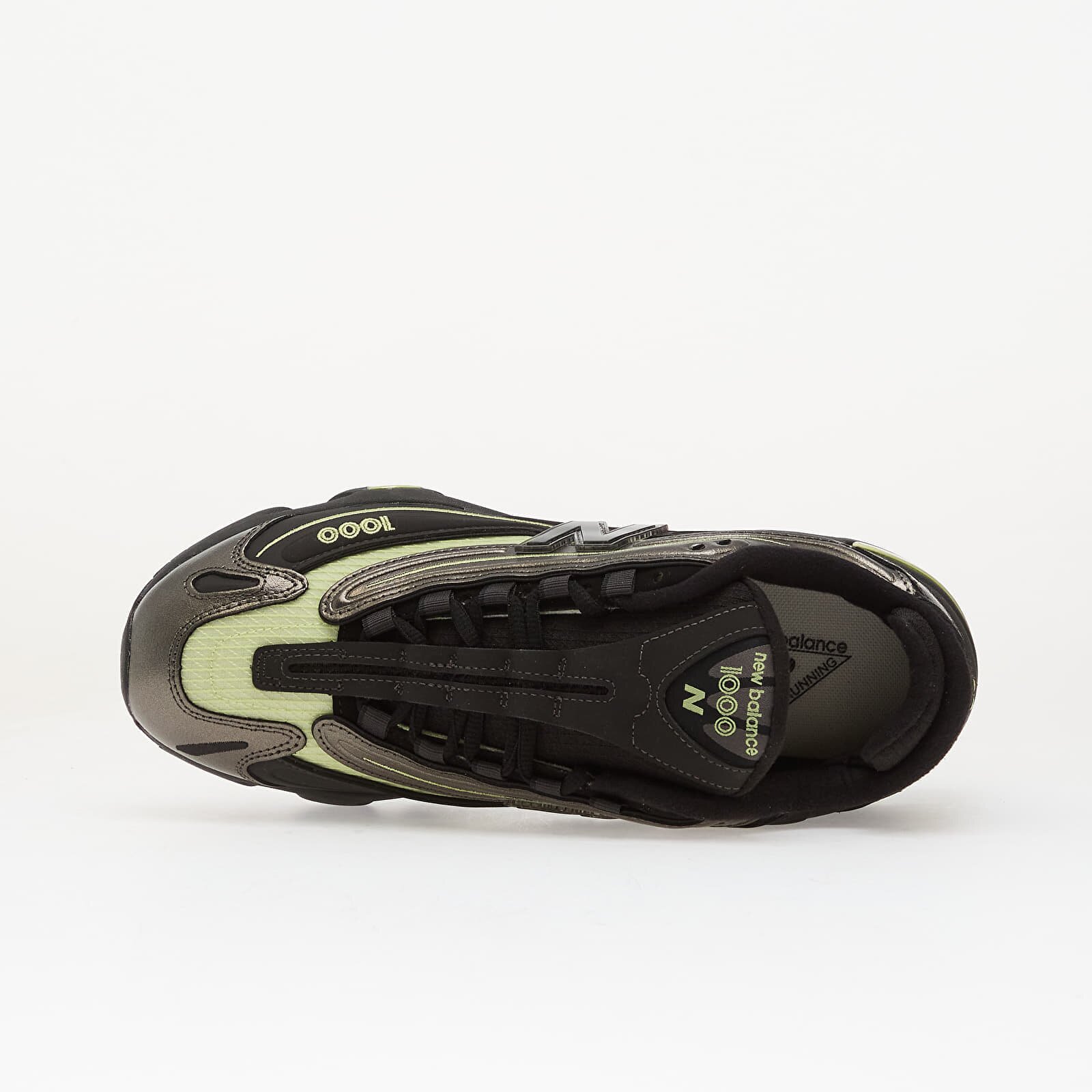 New Balance Сникърси 1000 Black Metallic/ Dry Lime Ykk