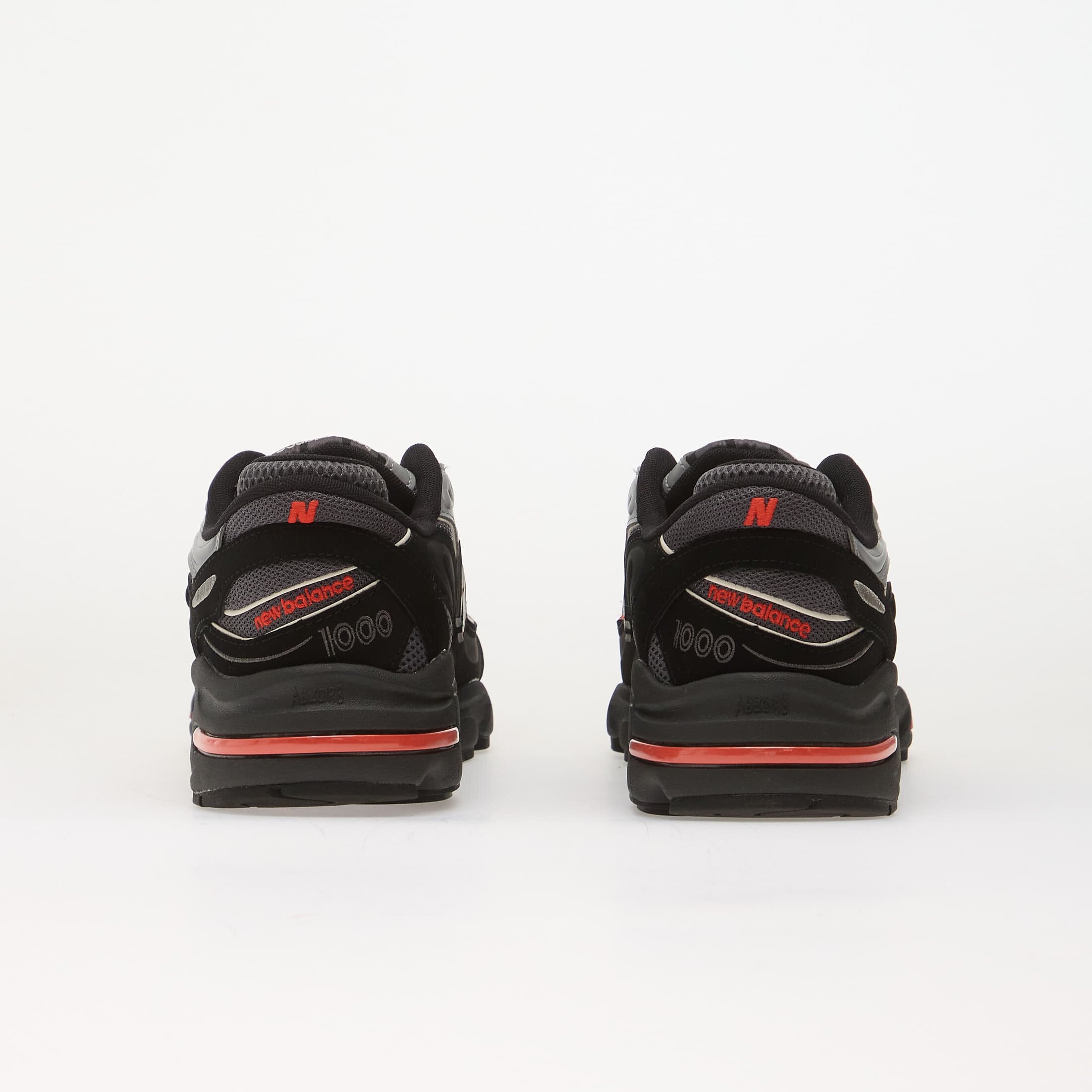 New Balance Сникърси 1000 Black/ Neo Flame