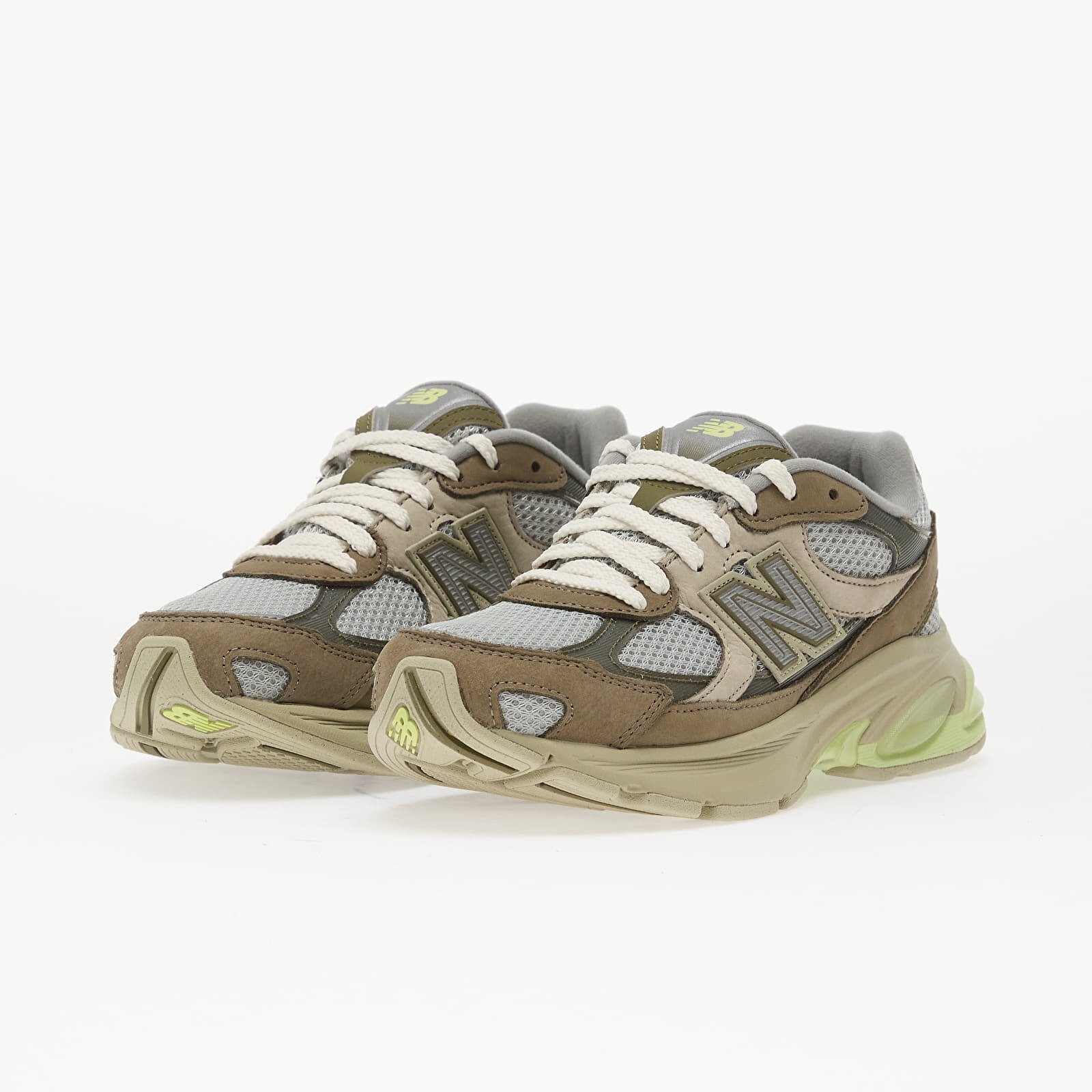 New Balance Сникърси 2010 Covert Green/ Dry Lime/ Lone Star Grey