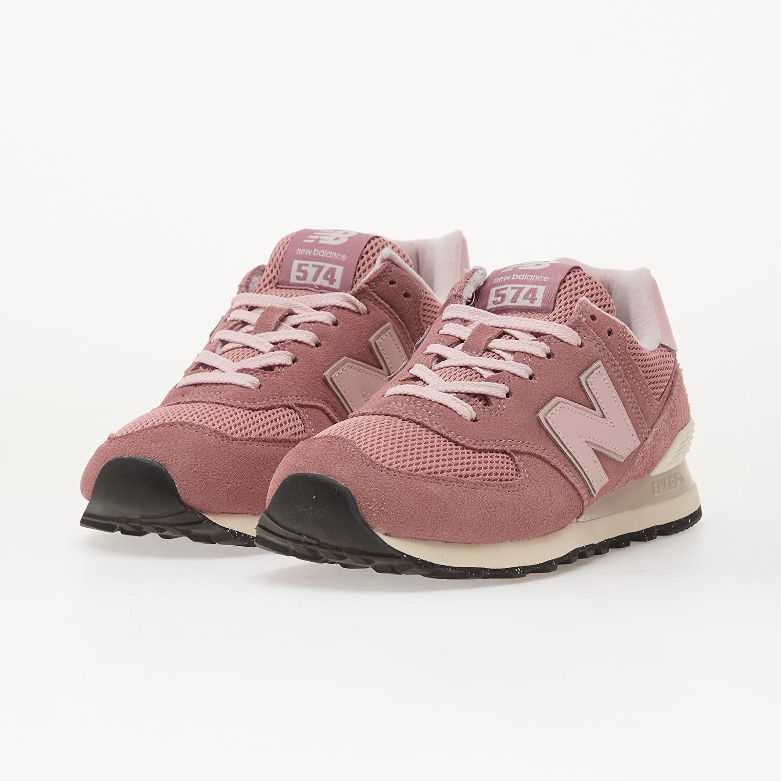 New Balance Сникърси 574 Alpha Pink/ 102 White