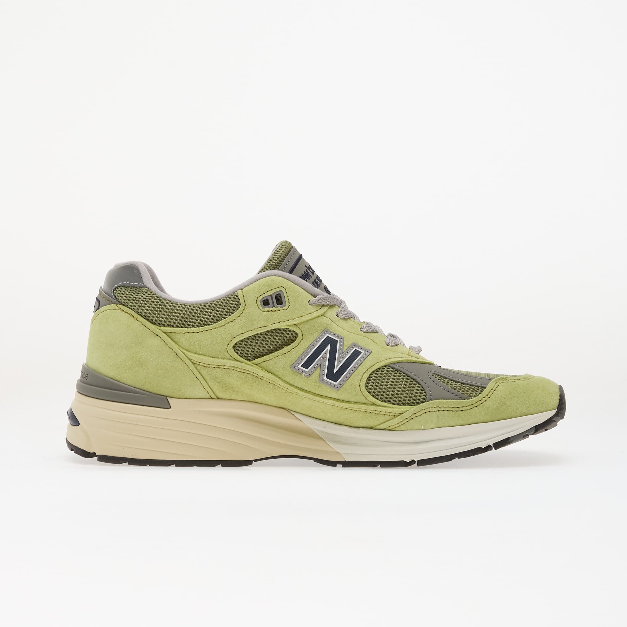 New Balance Сникърси 991 Made in UK Green Banana/ Moss/ Moon Mist