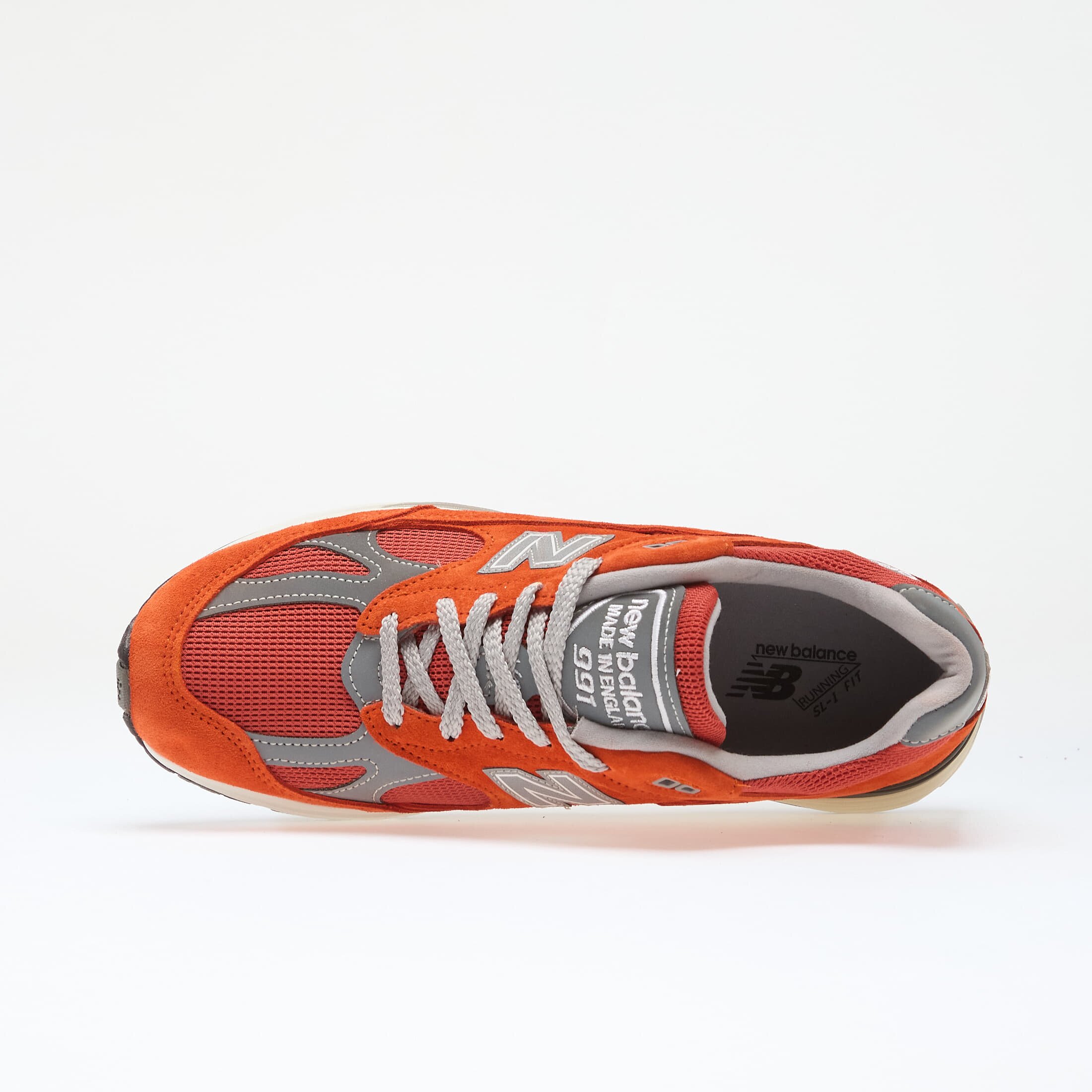 New Balance Сникърси 991 Made in UK Orange