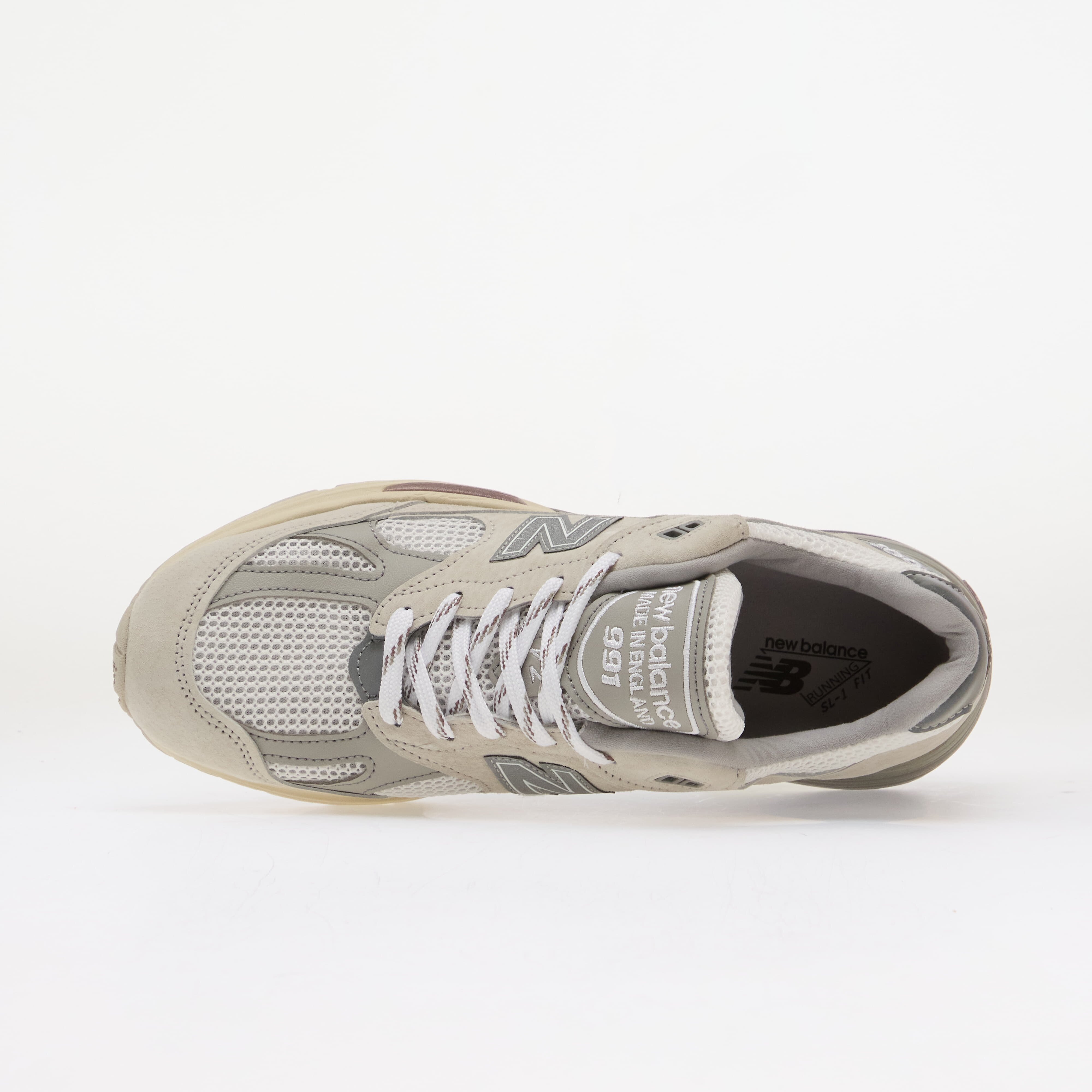 New Balance Сникърси 991 Made in UK Wind Chime/ Brilliant White/ Flint Gray