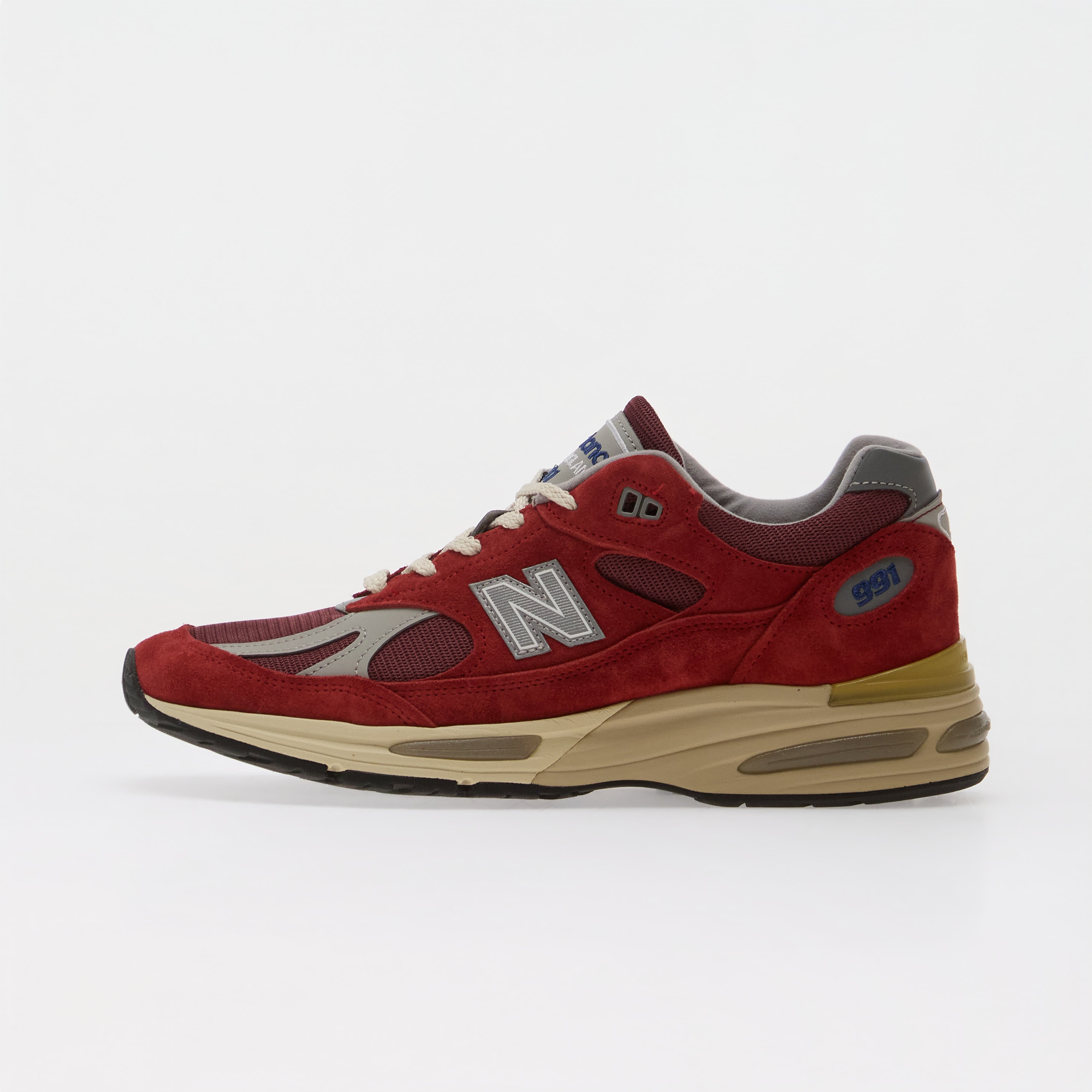 New Balance Сникърси 991 Made in USA Karanda Red/ Cordovan/ Harbor Mist
