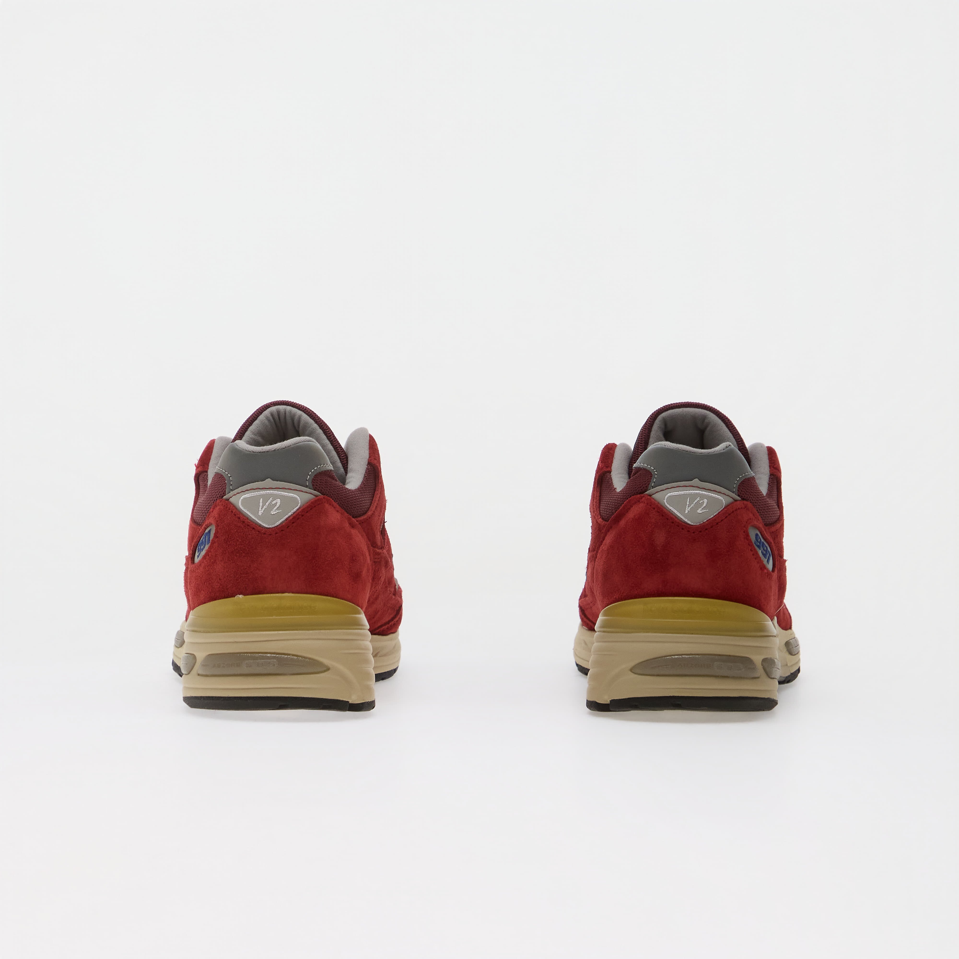 New Balance Сникърси 991 Made in USA Karanda Red/ Cordovan/ Harbor Mist