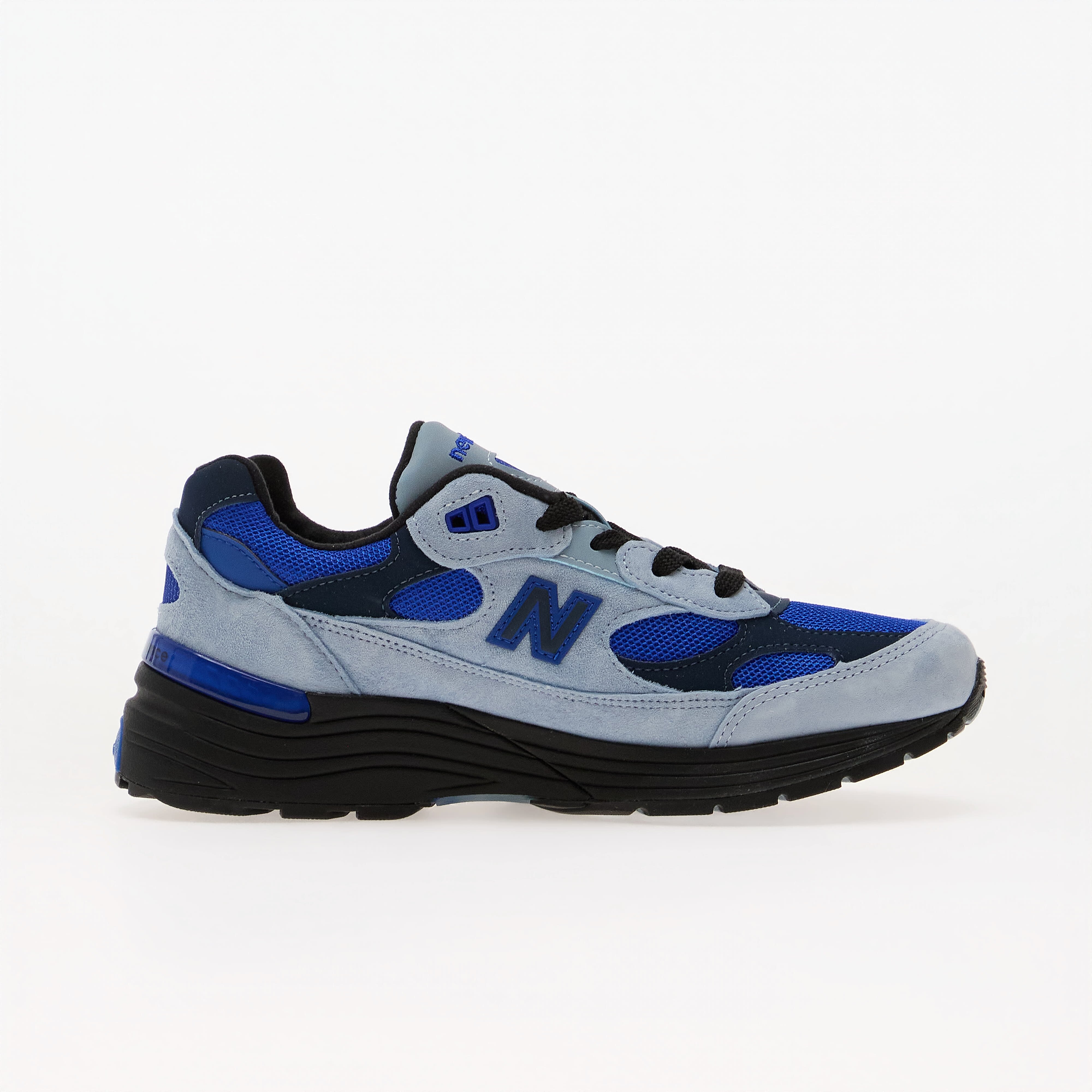 New Balance Сникърси 992 Made in USA Light Artic Grey/ Black/ Blue Gemstone