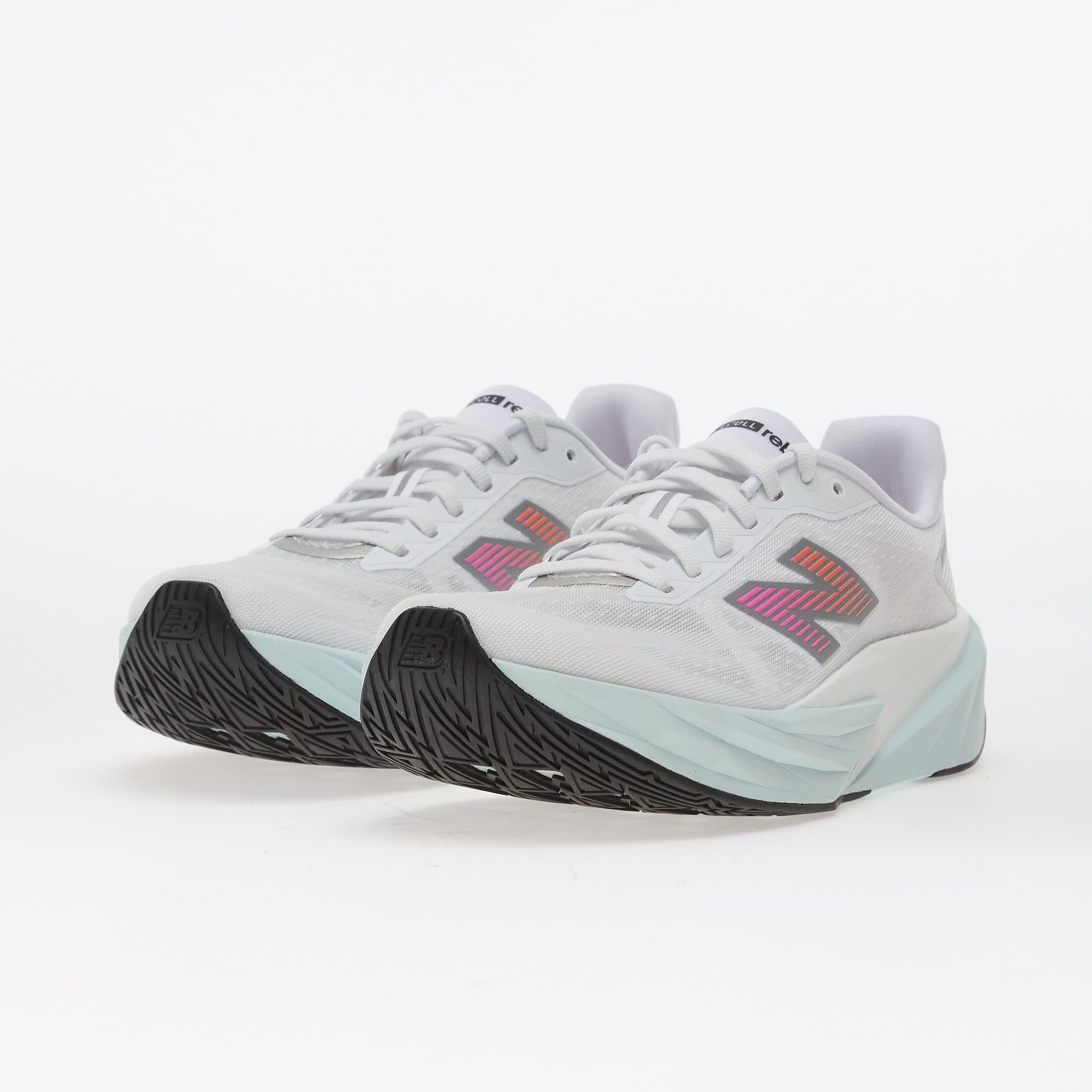 New Balance Сникърси Fuel Cell Rebel v5 White/ Pink Heat/ Glint Blue