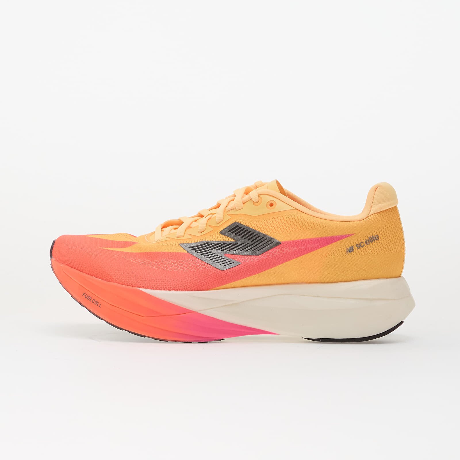 New Balance Сникърси FuelCell SuperComp Elite v5 Tangerine Heat/ White Peach/ Pink Heat