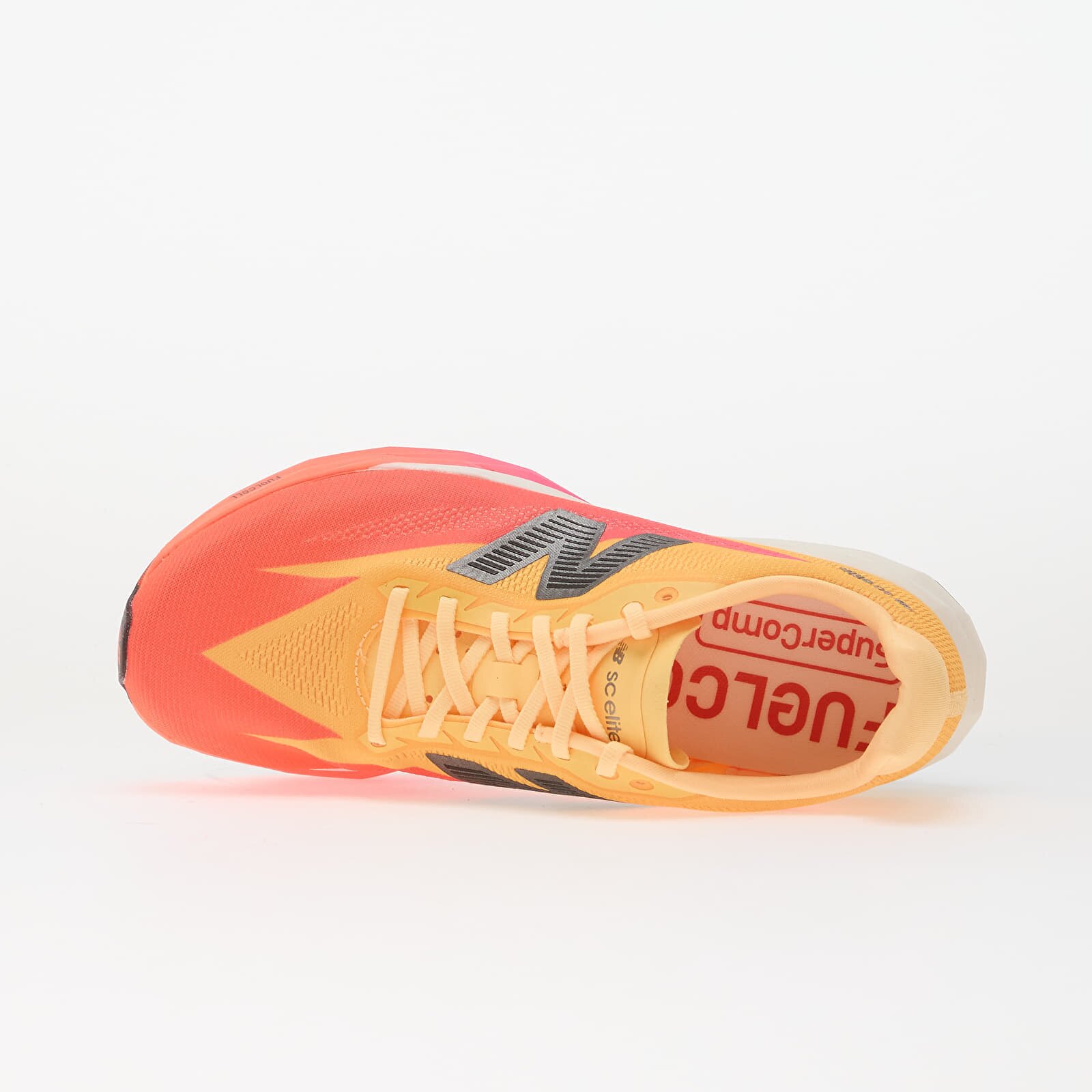 New Balance Сникърси FuelCell SuperComp Elite v5 Tangerine Heat/ White Peach/ Pink Heat