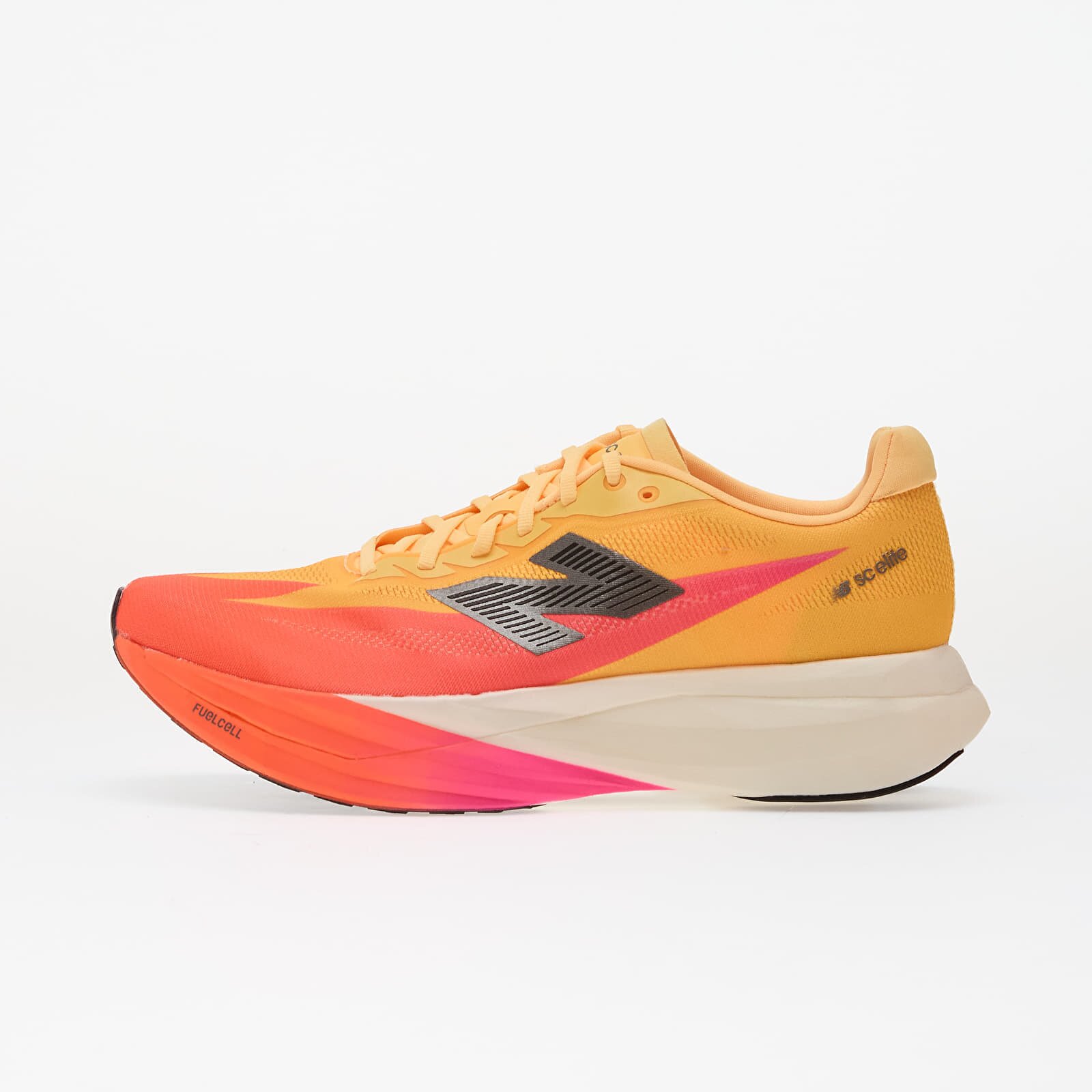 New Balance Сникърси FuelCell SuperComp Elite V5 Tangerine Heat/ White Peach/ Pink Heat