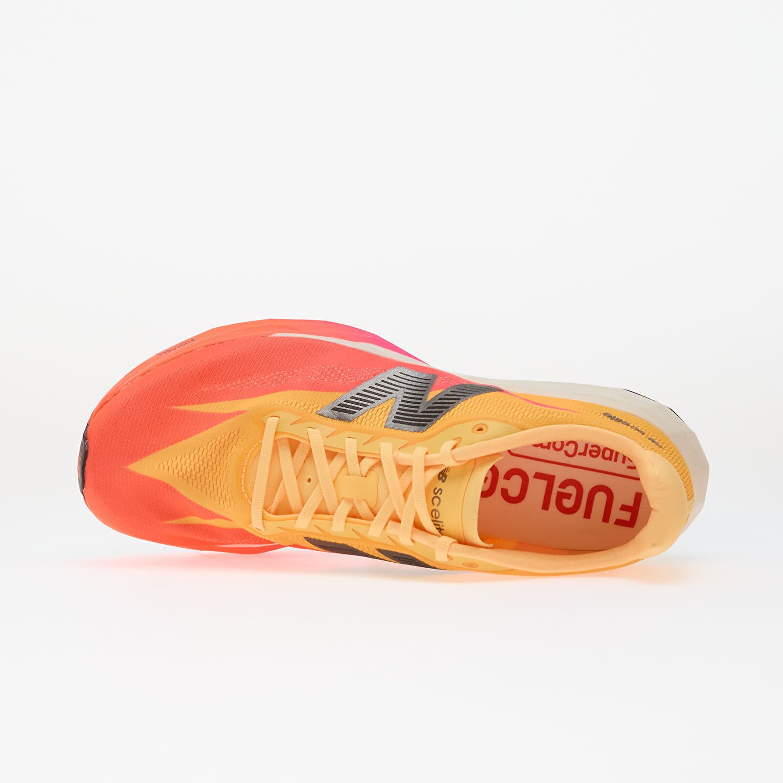 New Balance Сникърси FuelCell SuperComp Elite V5 Tangerine Heat/ White Peach/ Pink Heat