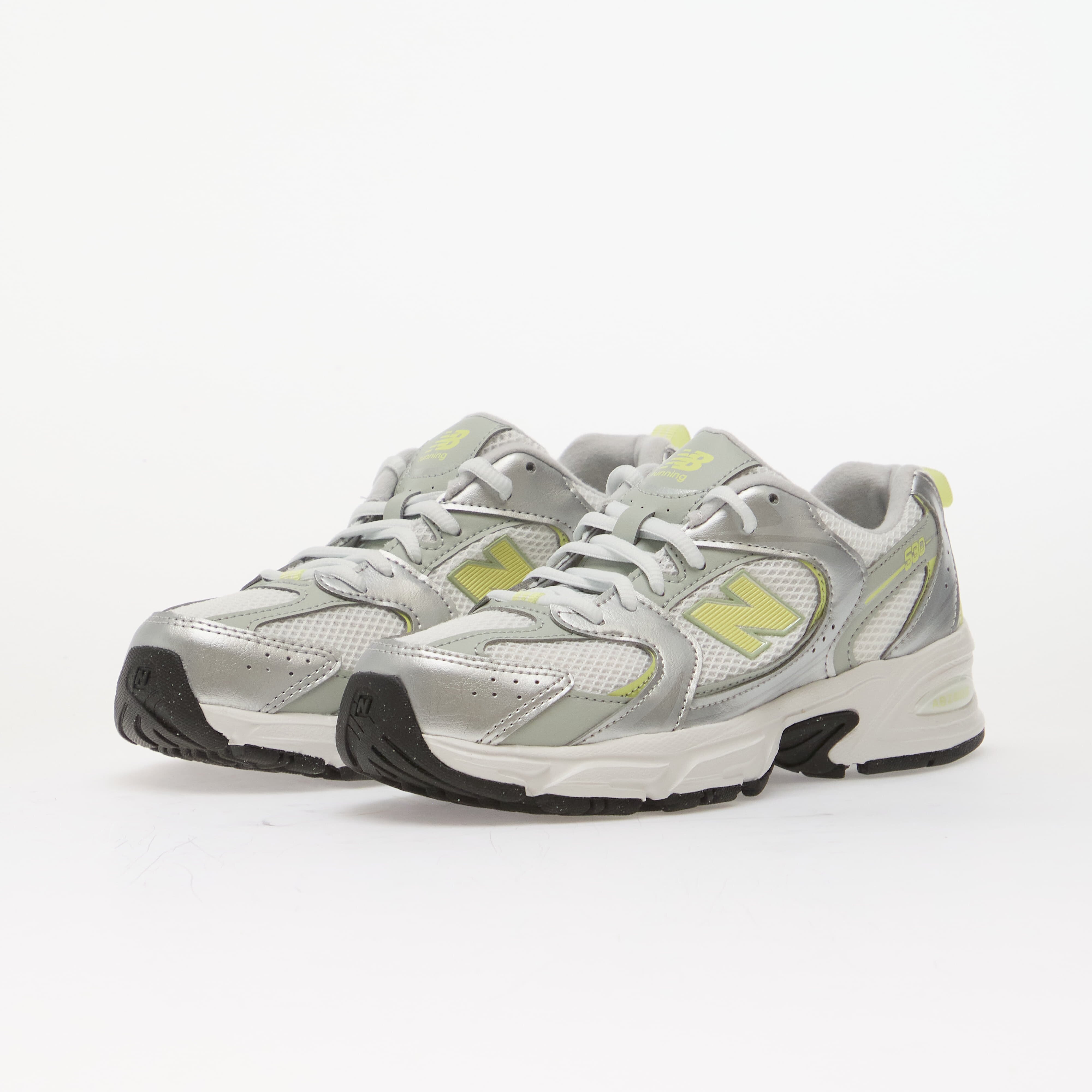 New Balance Сникърси Kids 530 White/ Silver/ Yellow