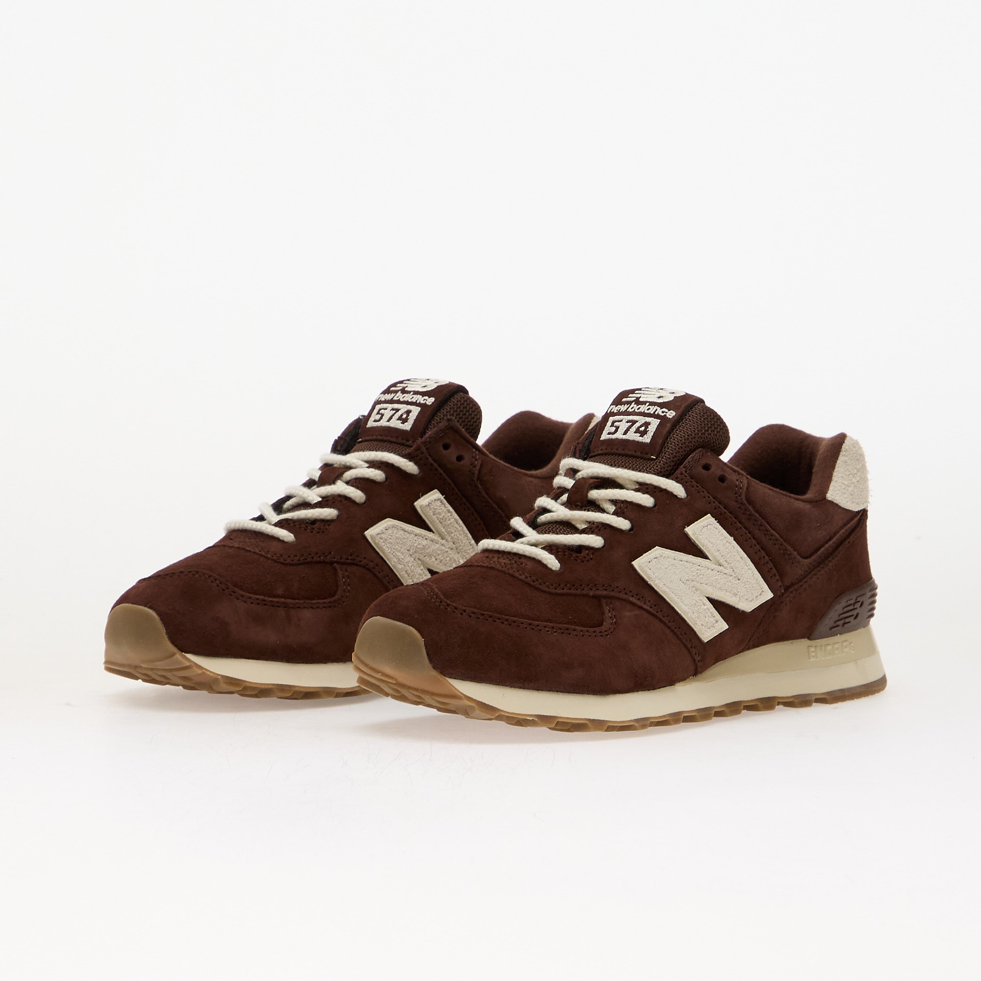 New Balance Сникърси W574 Brown