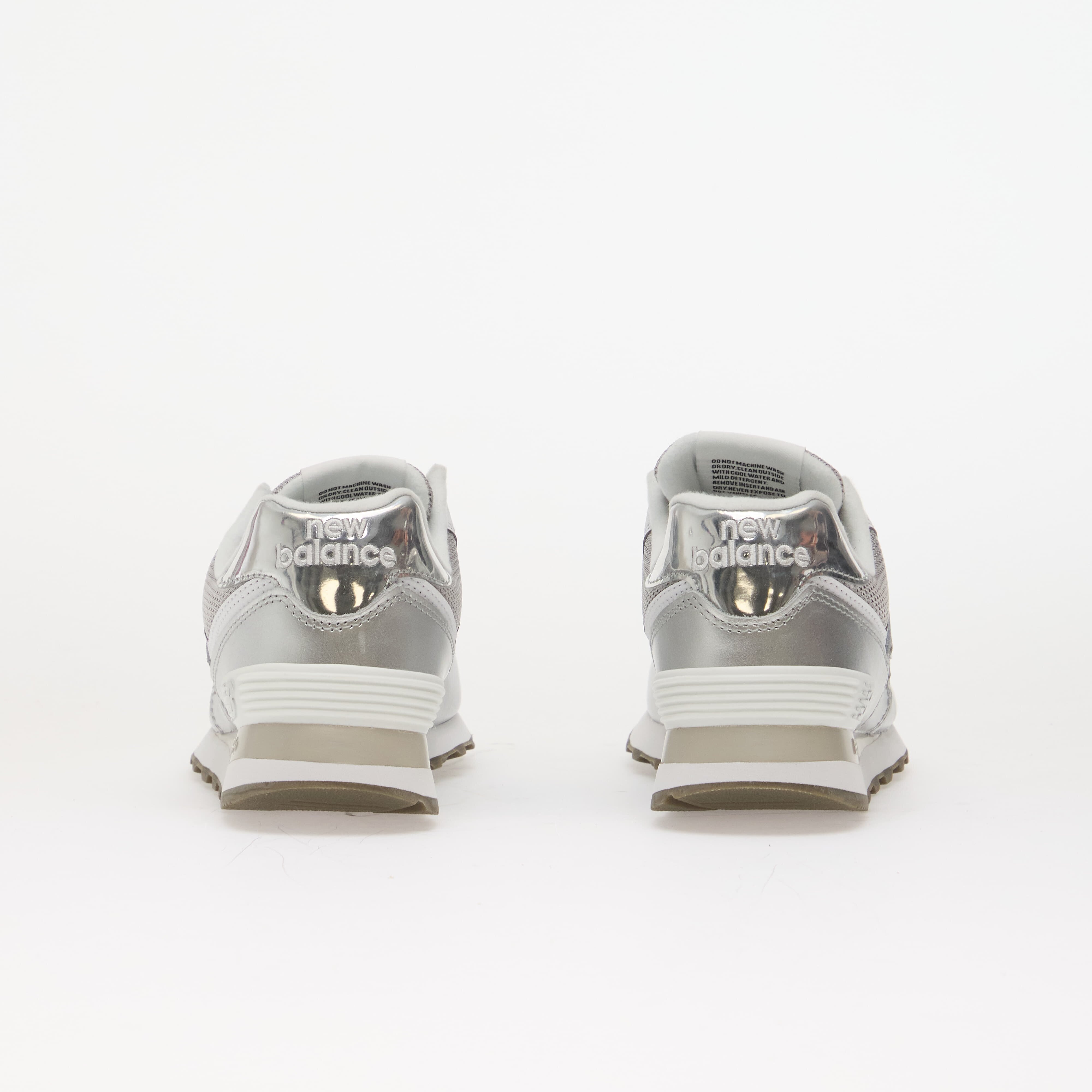 New Balance Сникърси W574 Silver Metallic/ White
