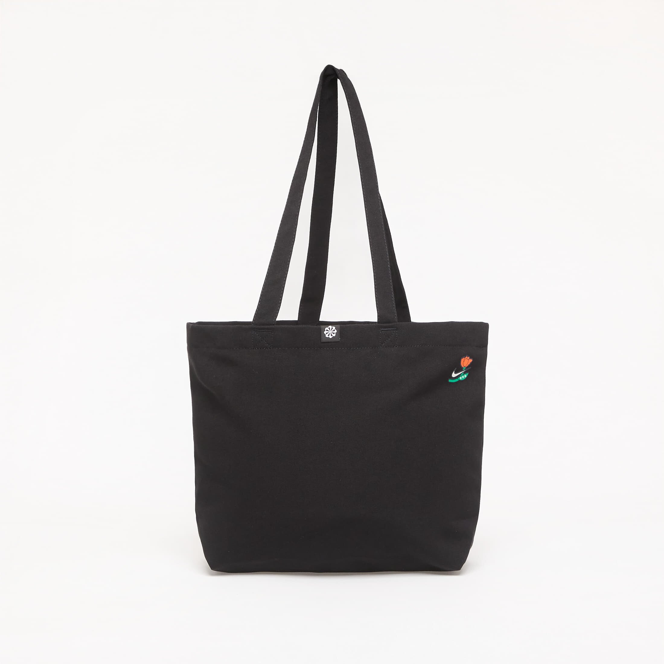 Nike Чанта Heritage Tote Bag 22L Black/ Stadium Green/ White