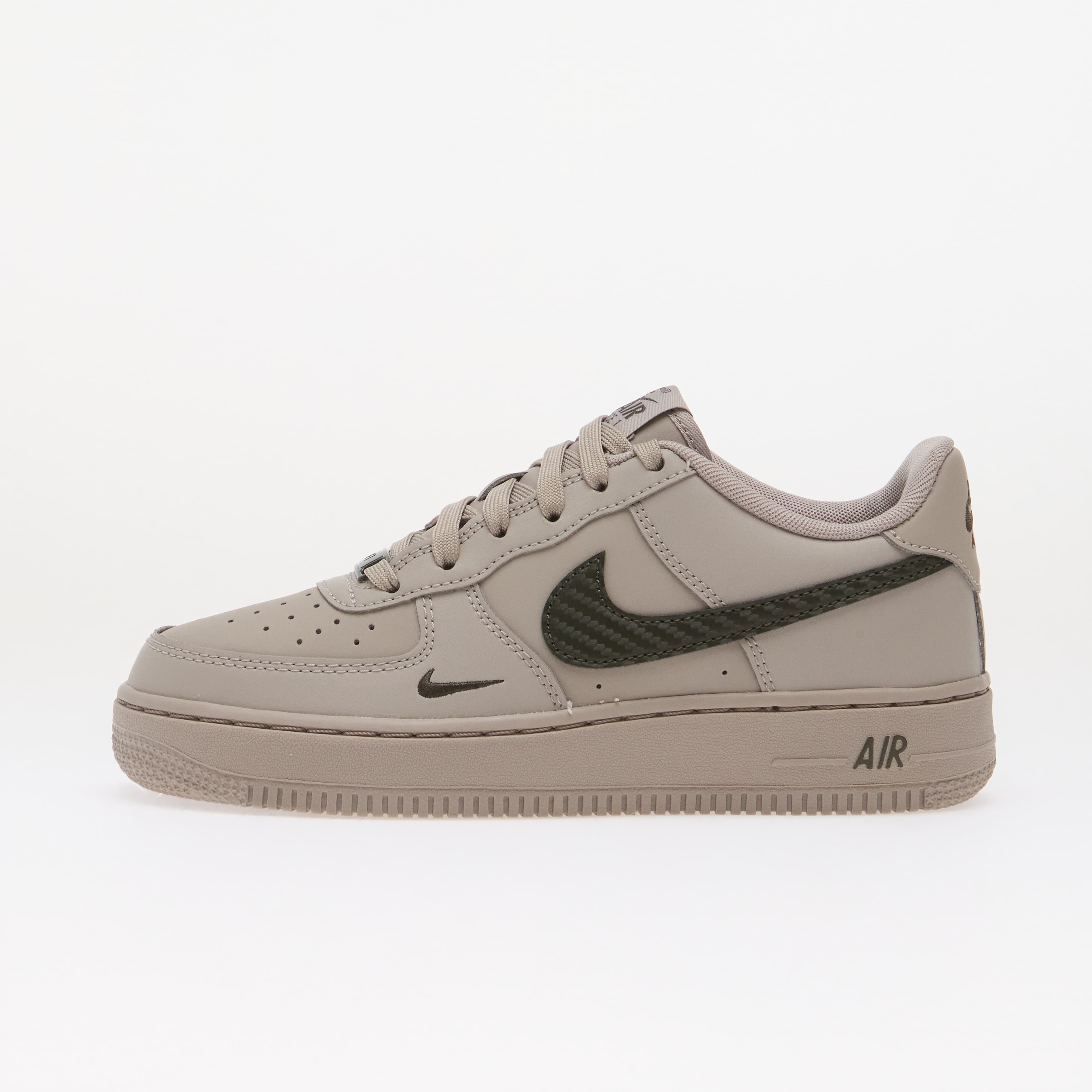 Nike Обувки Air Force 1 Tech Essential Kids College Grey/ Newsprint