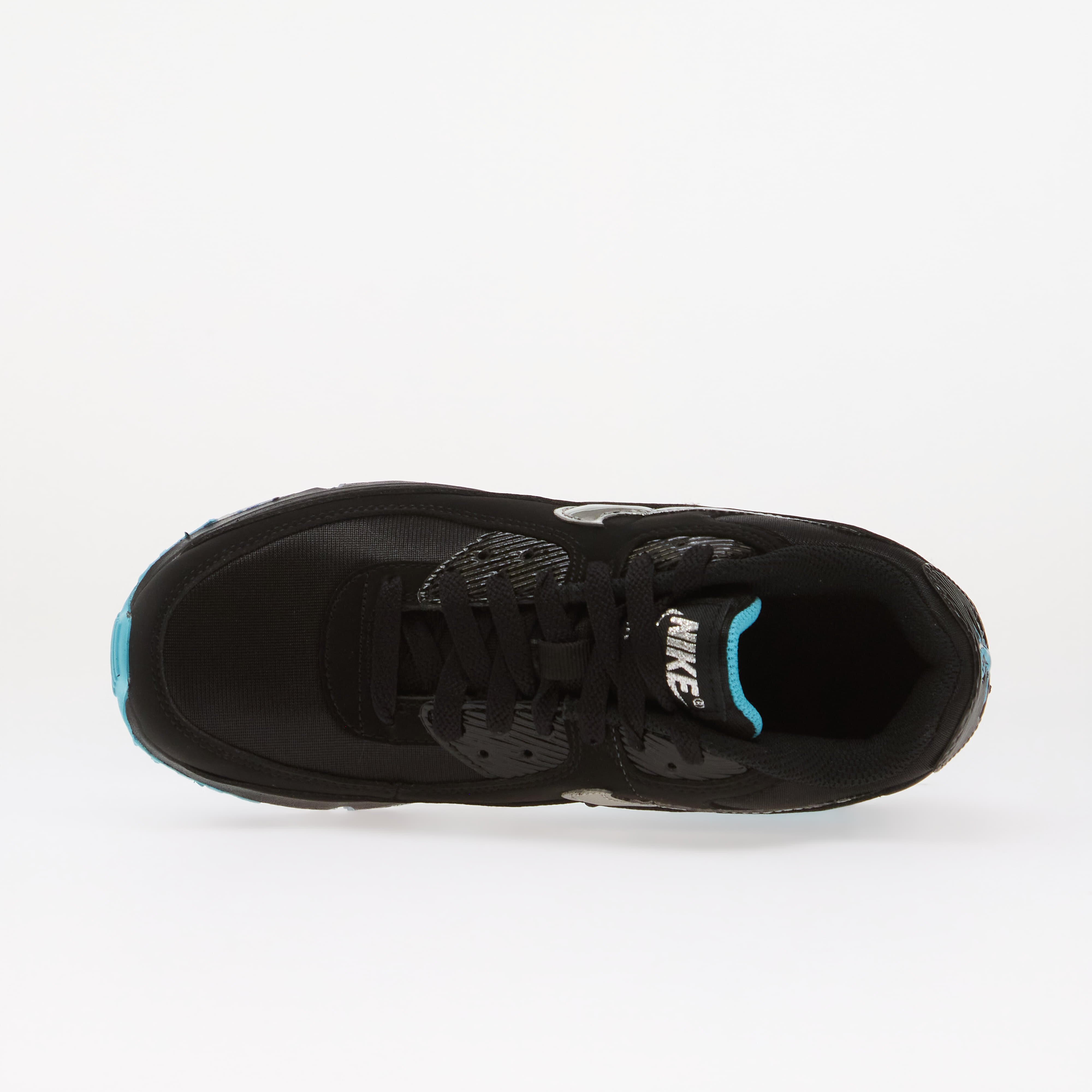 Nike Обувки Air Max 90 SE Kids Black/ Chrome/ Gamma Blue/ Ice