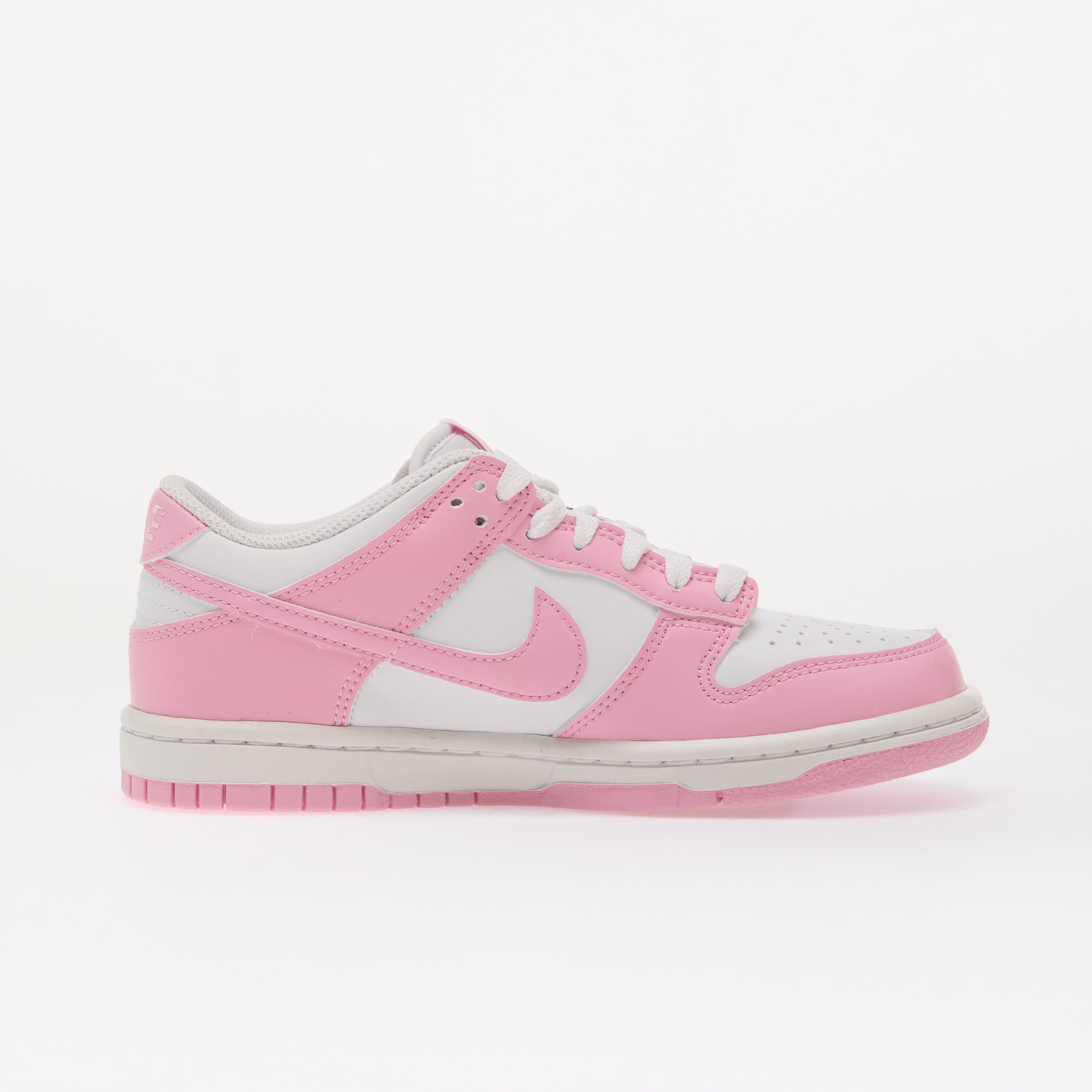 Nike Обувки Dunk Low Kids White/ Pink Rise/ White
