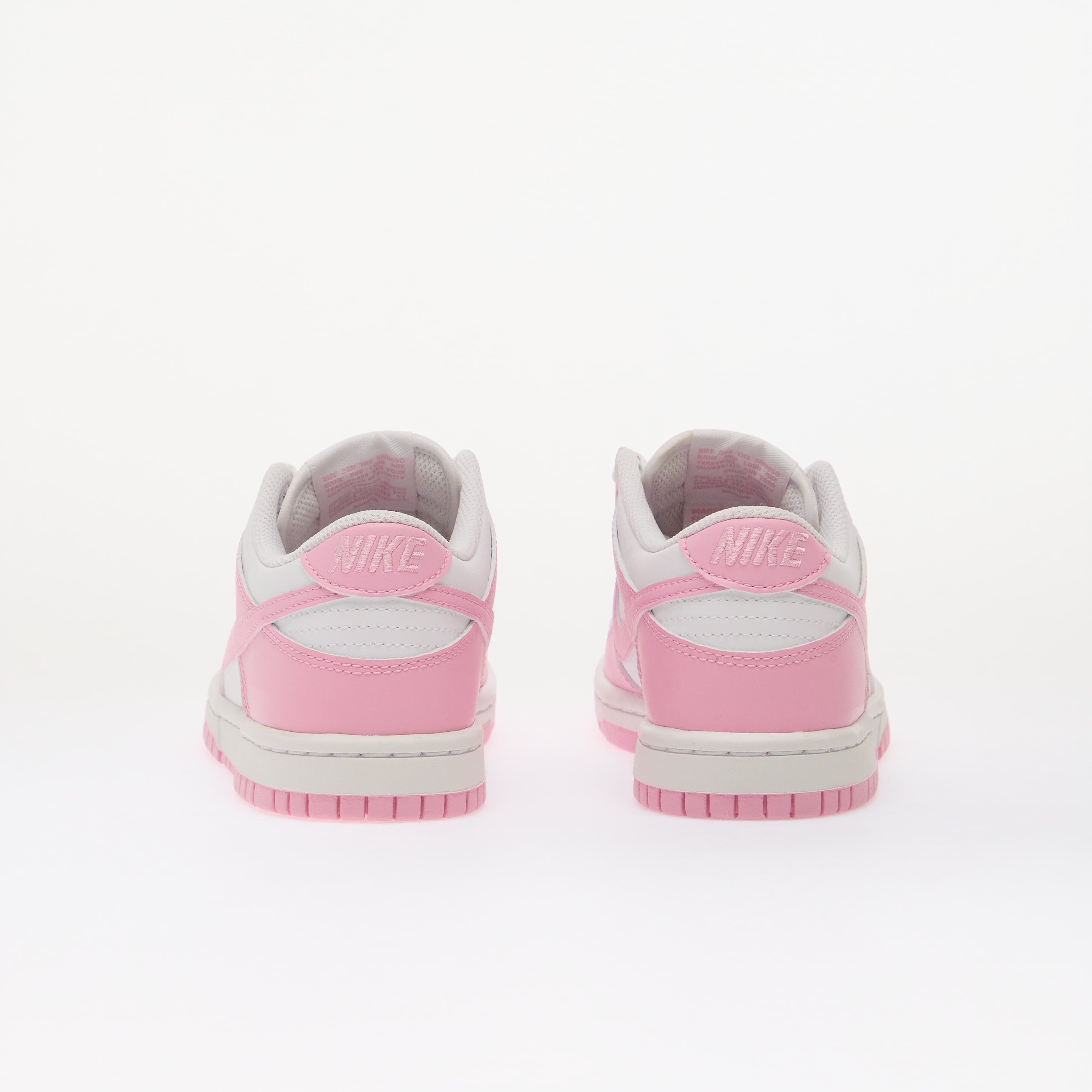 Nike Обувки Dunk Low Kids White/ Pink Rise/ White