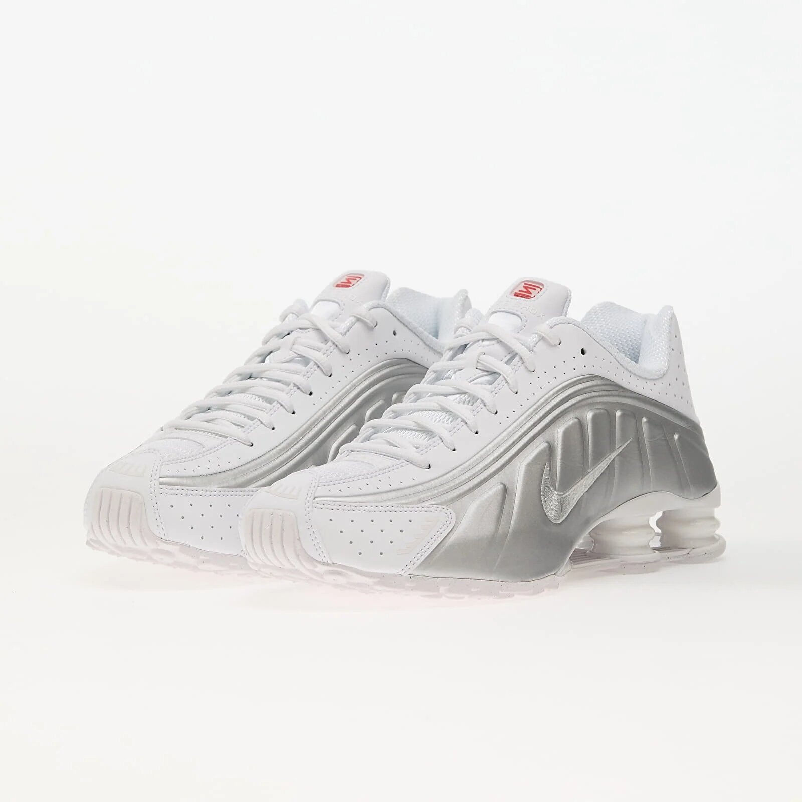 Nike Обувки Shox R4 White/ Metallic Silver-White