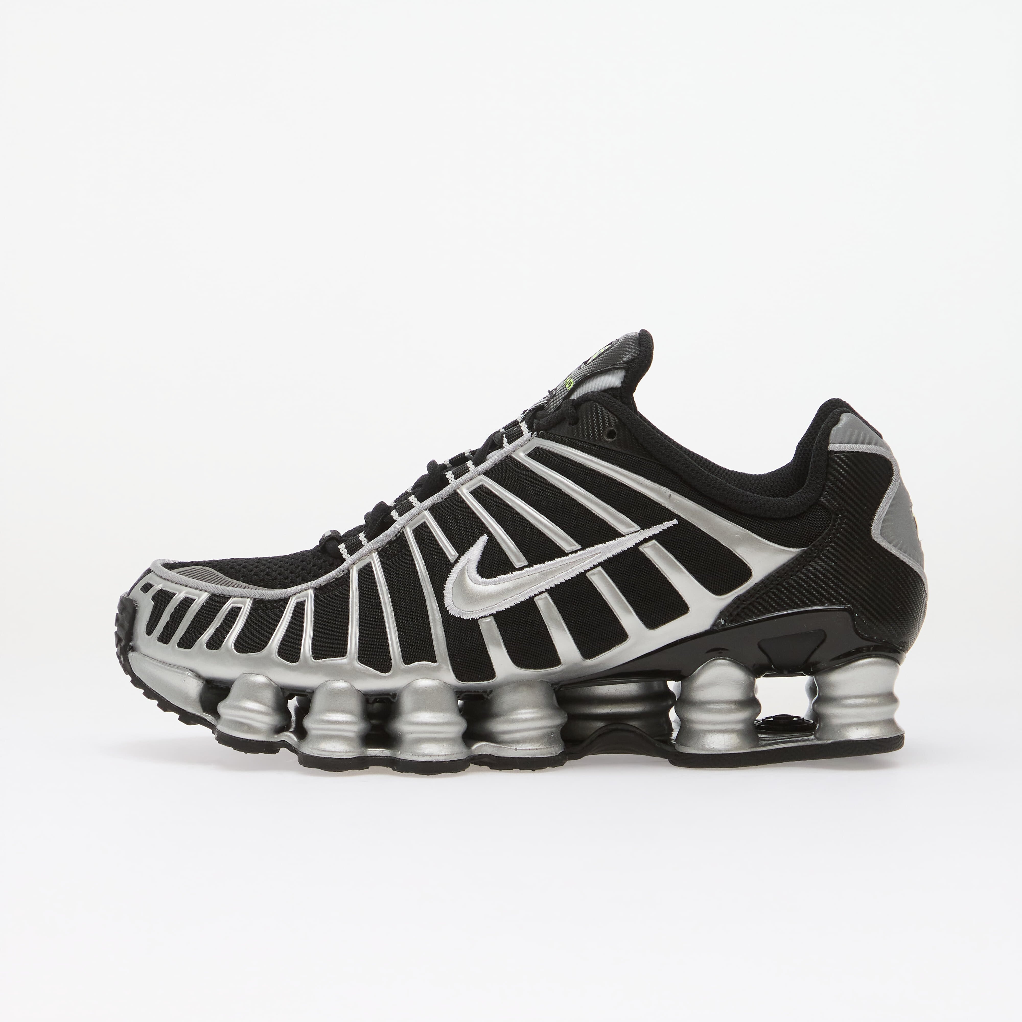 Nike Обувки Shox TL Kids Black/ Metallic Silver/ Volt Ice
