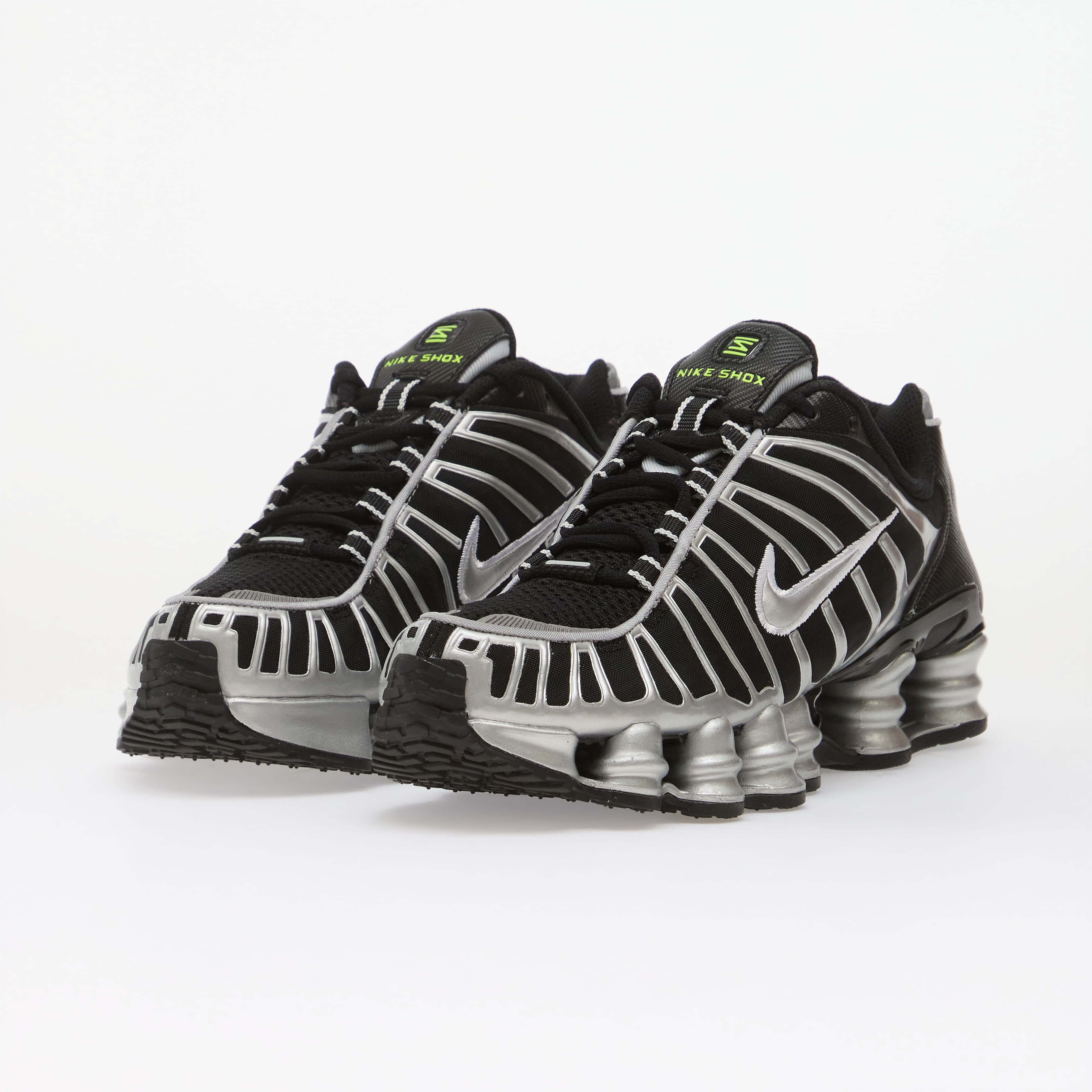 Nike Обувки Shox TL Kids Black/ Metallic Silver/ Volt Ice