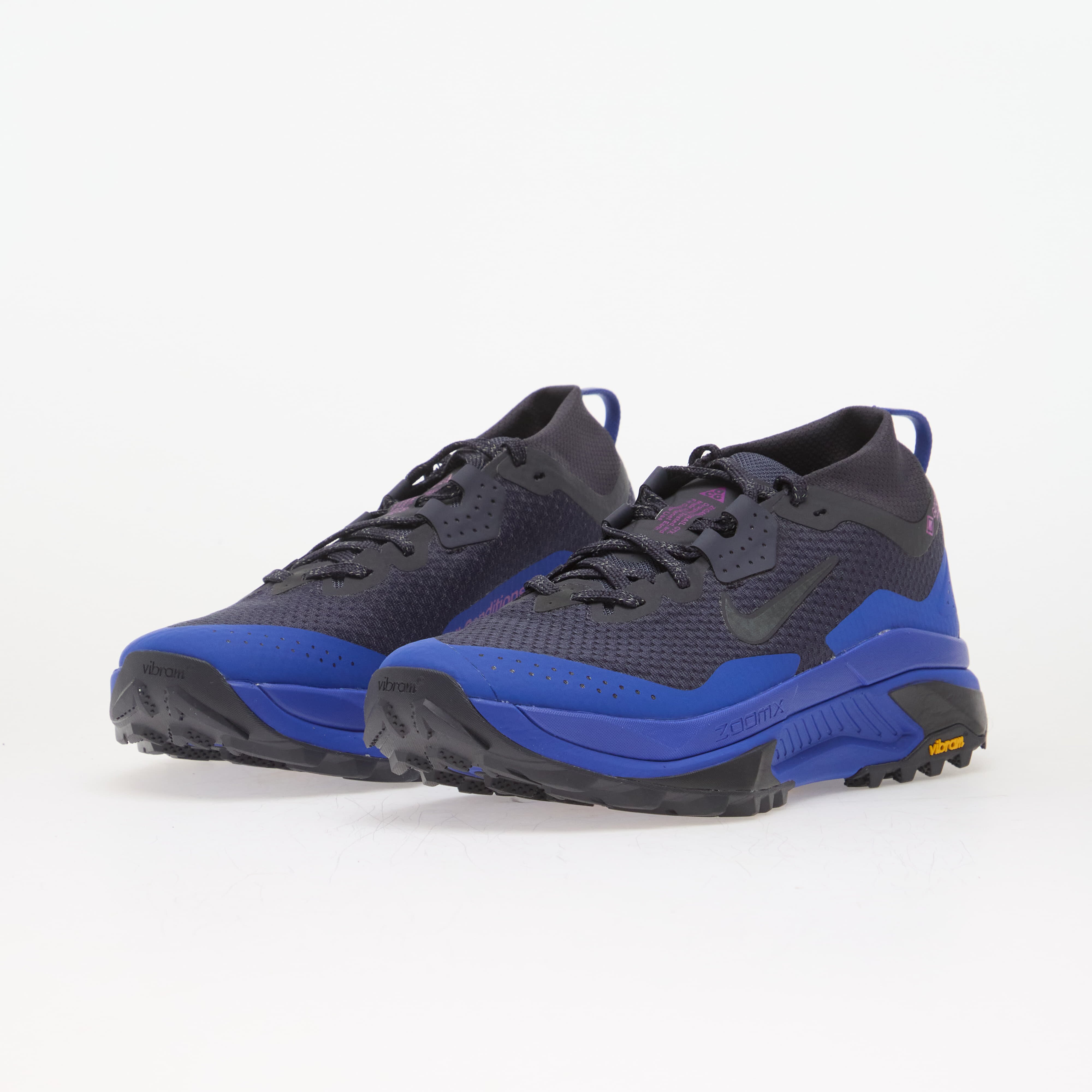 Nike Сникърси ACG Zegama Trail GORE-TEX Gridiron/ Black-Hyper Royal-Vivid Purple