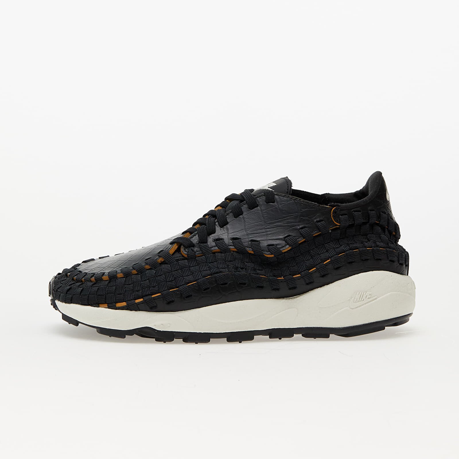 Nike Сникърси Air Footscape Woven Premium Black/ Pale Ivory-Desert Ochre