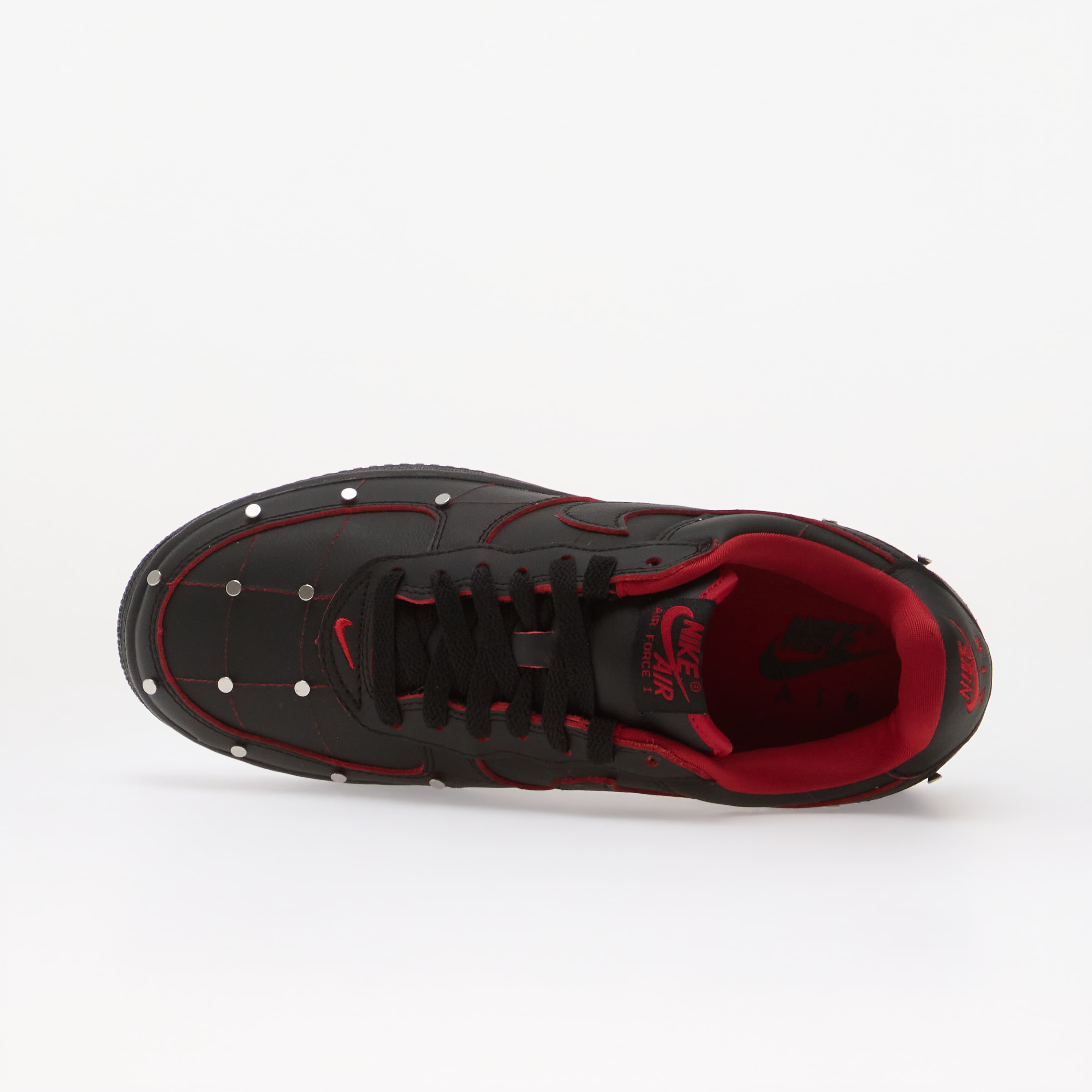 Nike Сникърси Air Force 1 '01 "Nightmare" Pinhead Black/ Black-Gym Red-Metallic Silver