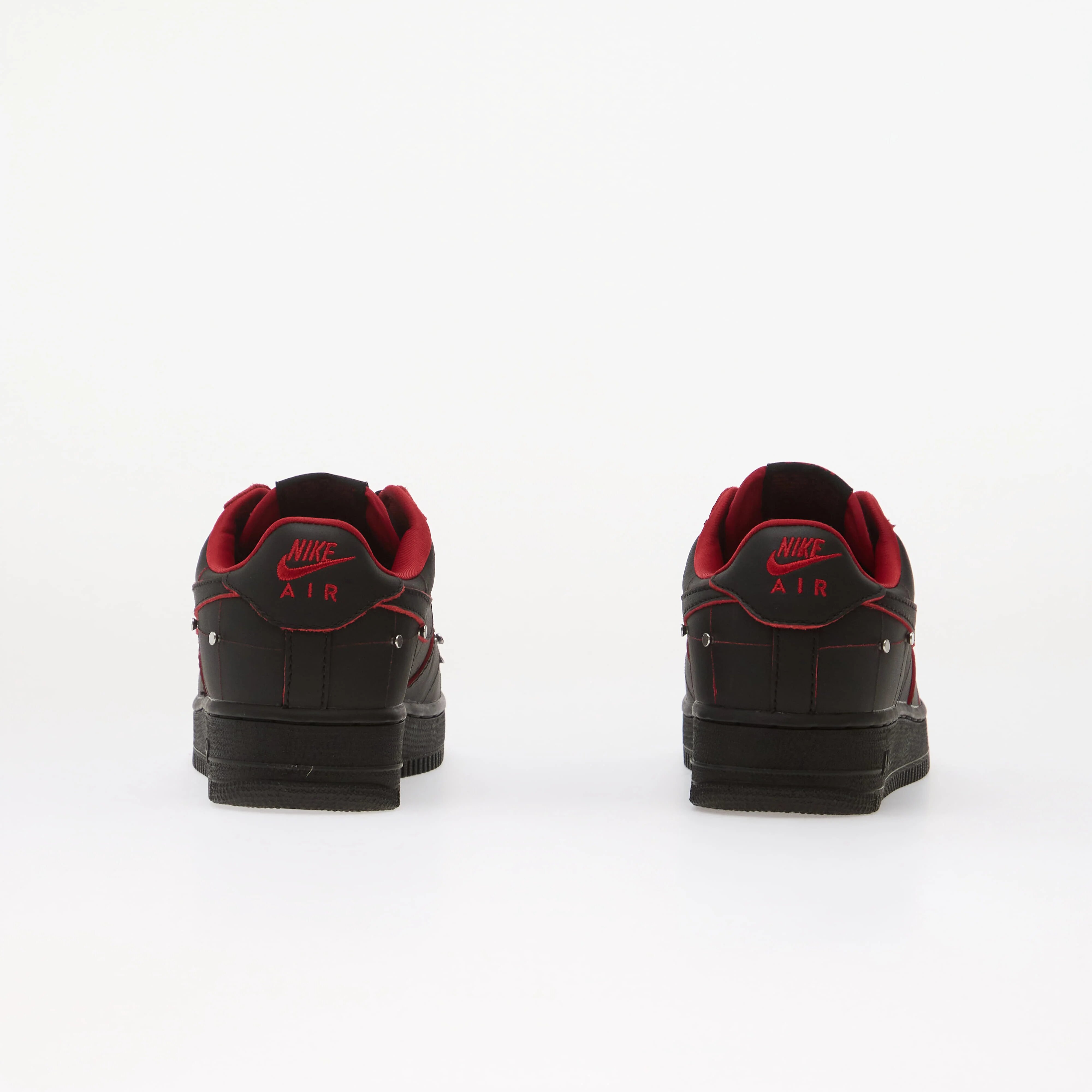 Nike Сникърси Air Force 1 '01 "Nightmare" Pinhead Black/ Black-Gym Red-Metallic Silver