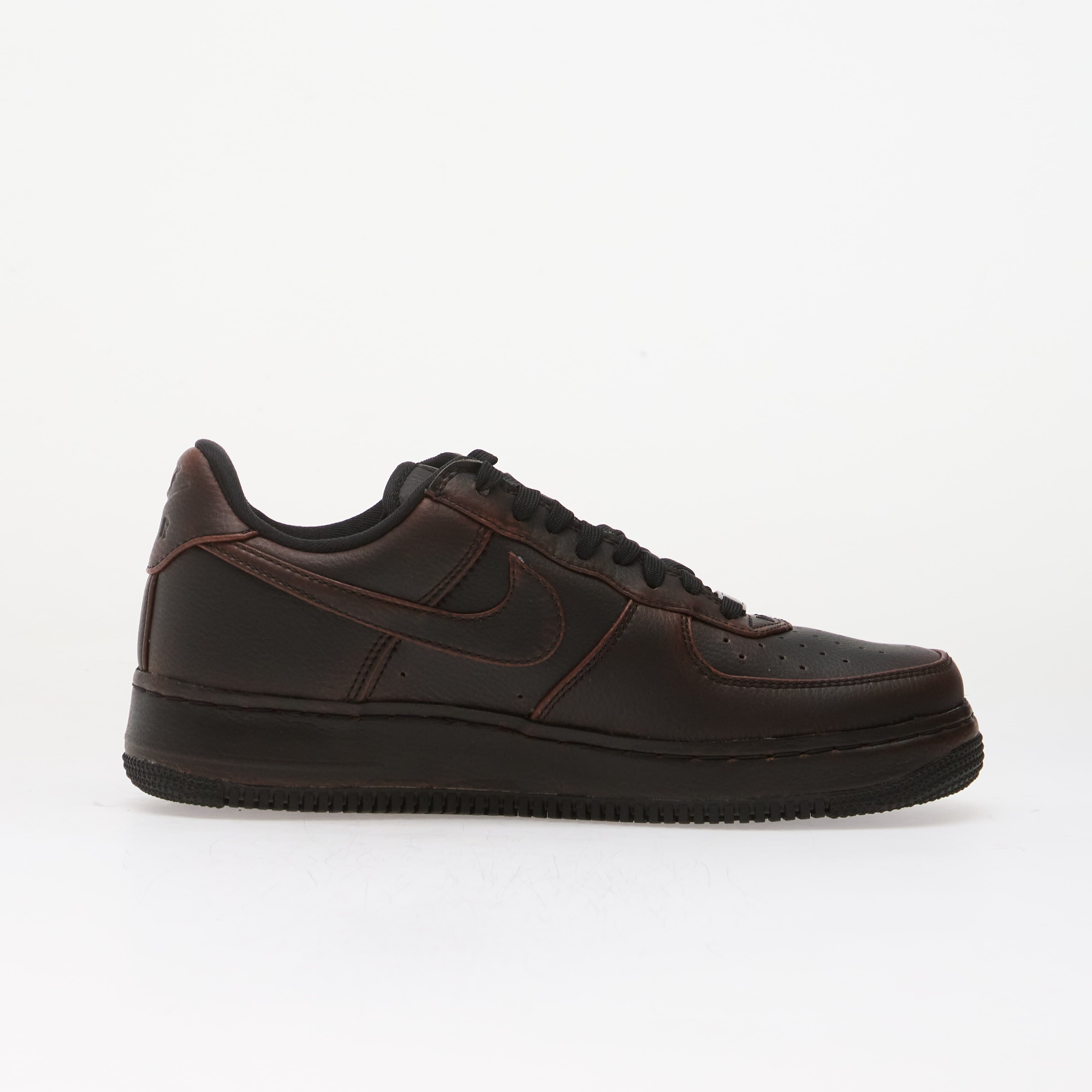 Nike Сникърси Air Force 1 Low Retro Premium Black/ Black-Infinite Sable-Silt Red