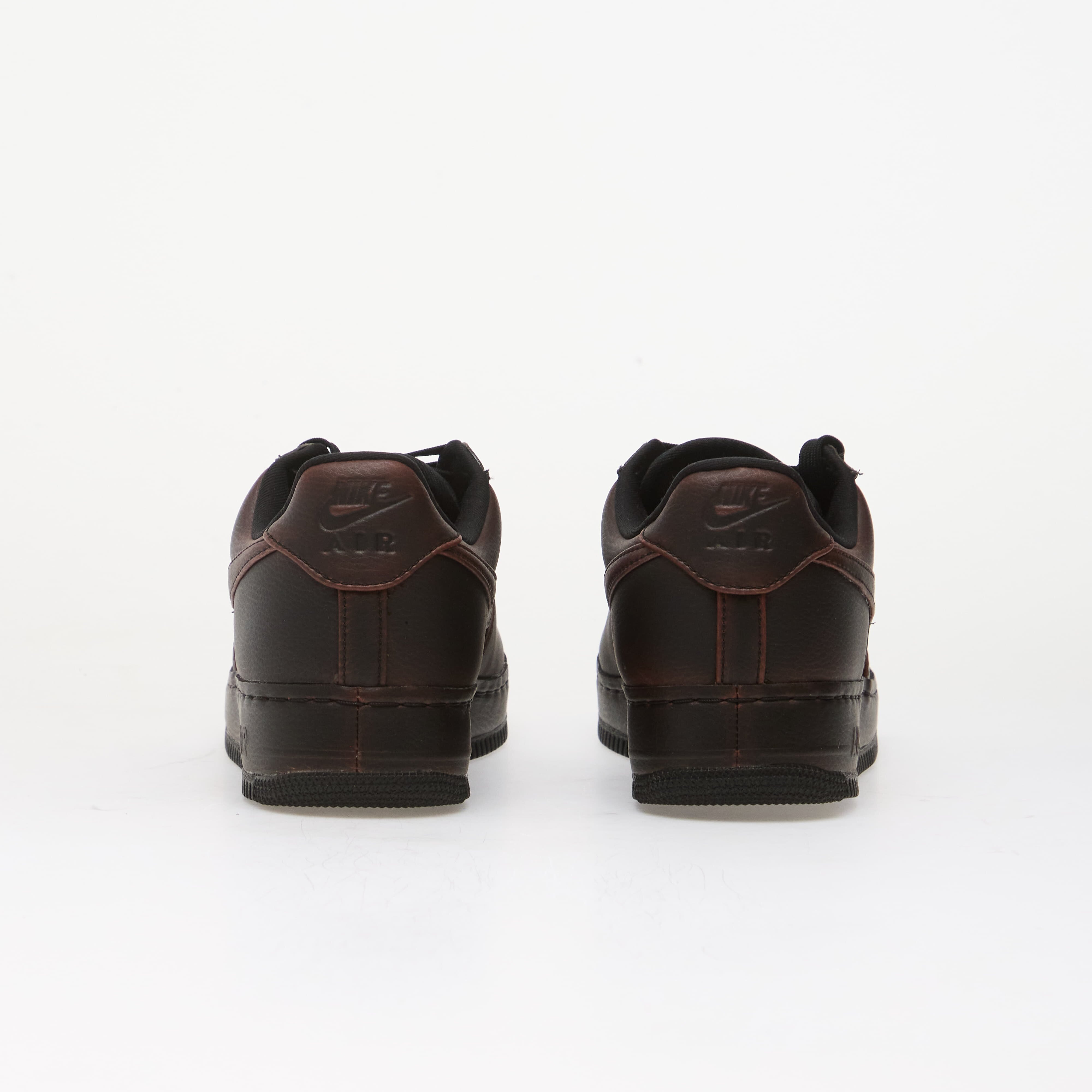 Nike Сникърси Air Force 1 Low Retro Premium Black/ Black-Infinite Sable-Silt Red