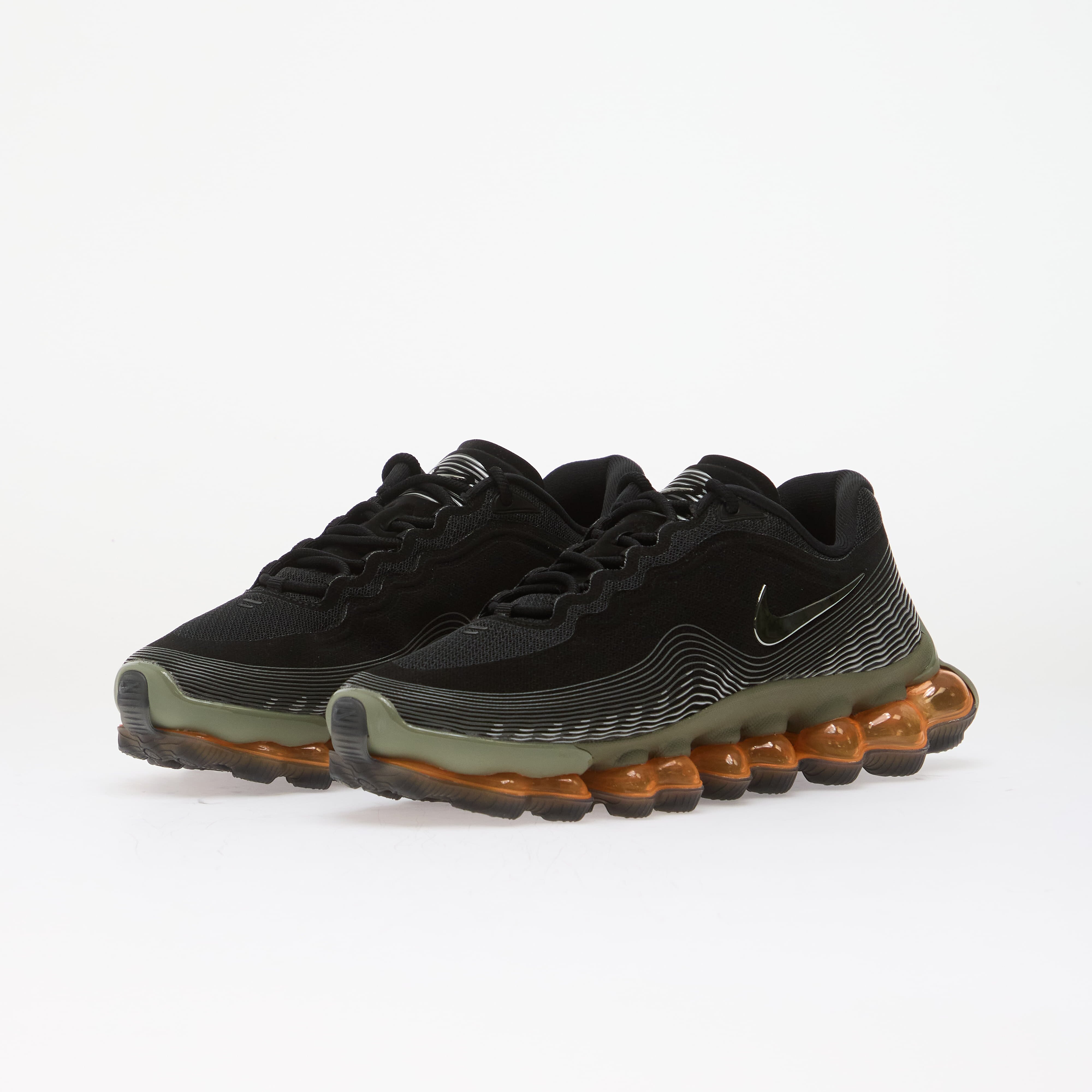 Nike Сникърси Air Liquid Max Black/ Metallic Silver-Light Army