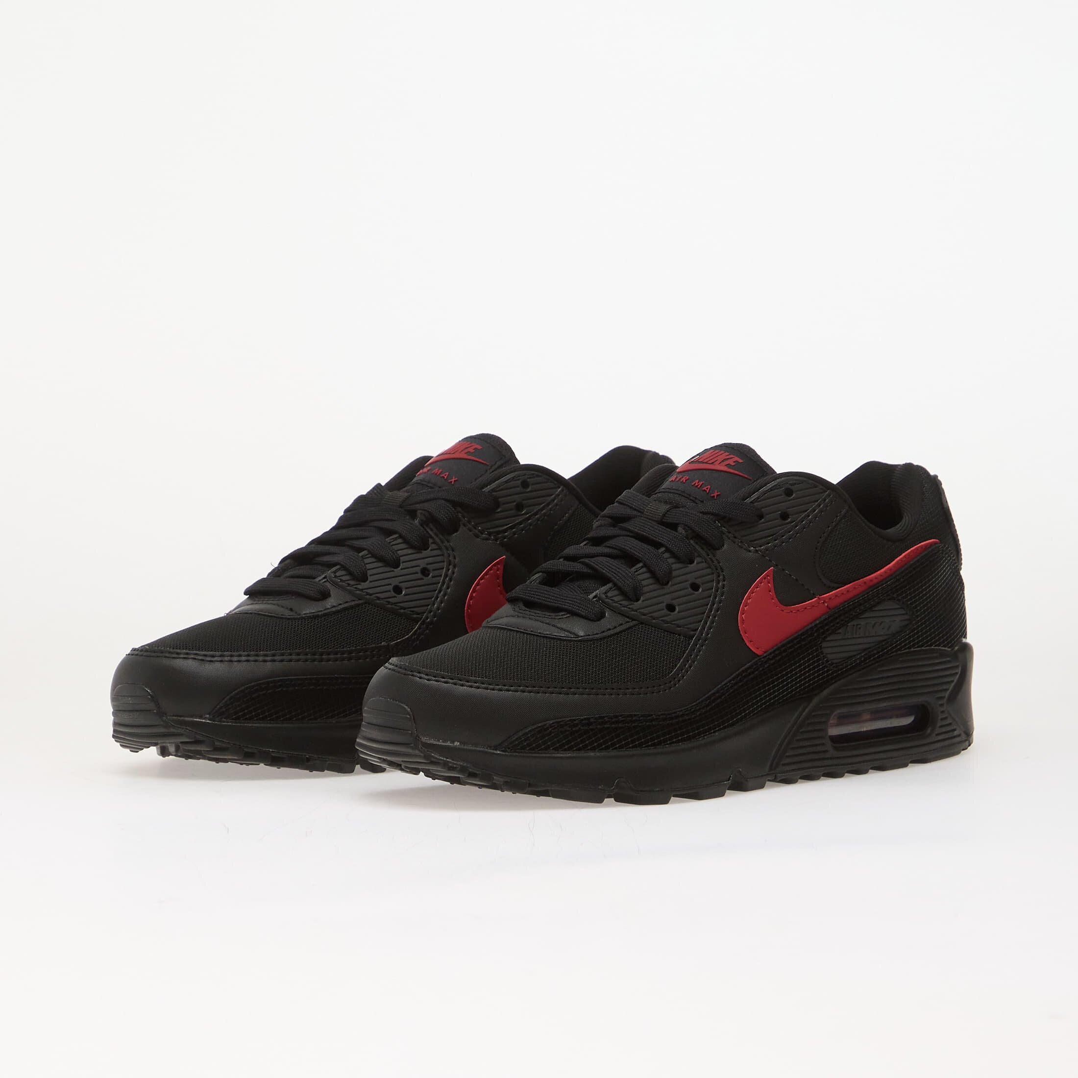 Nike Сникърси Air Max 90 Black/ Tough Red-Black