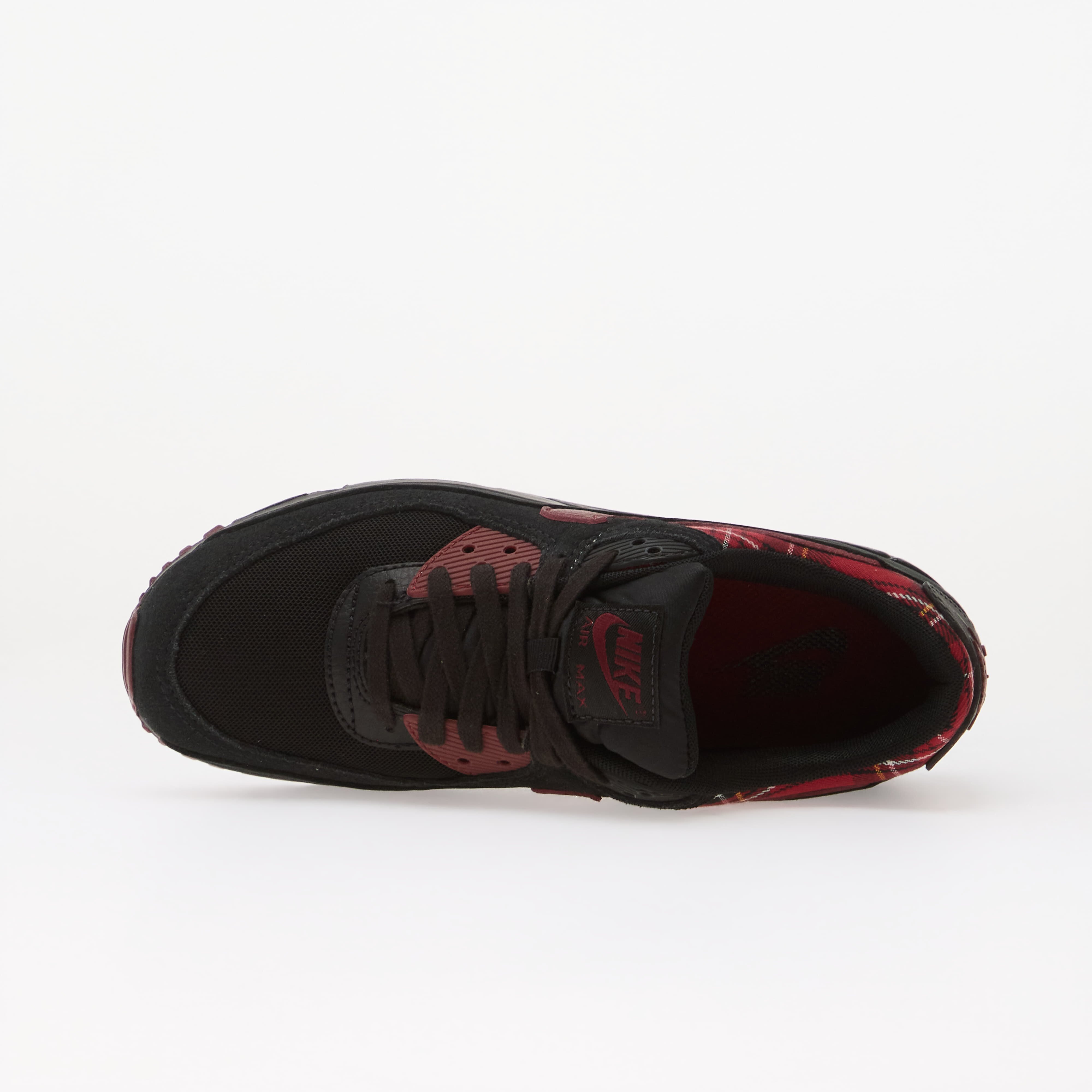 Nike Сникърси Air Max 90 "Plaid" Black/ Team Red-Tough Red-Yellow Ochre