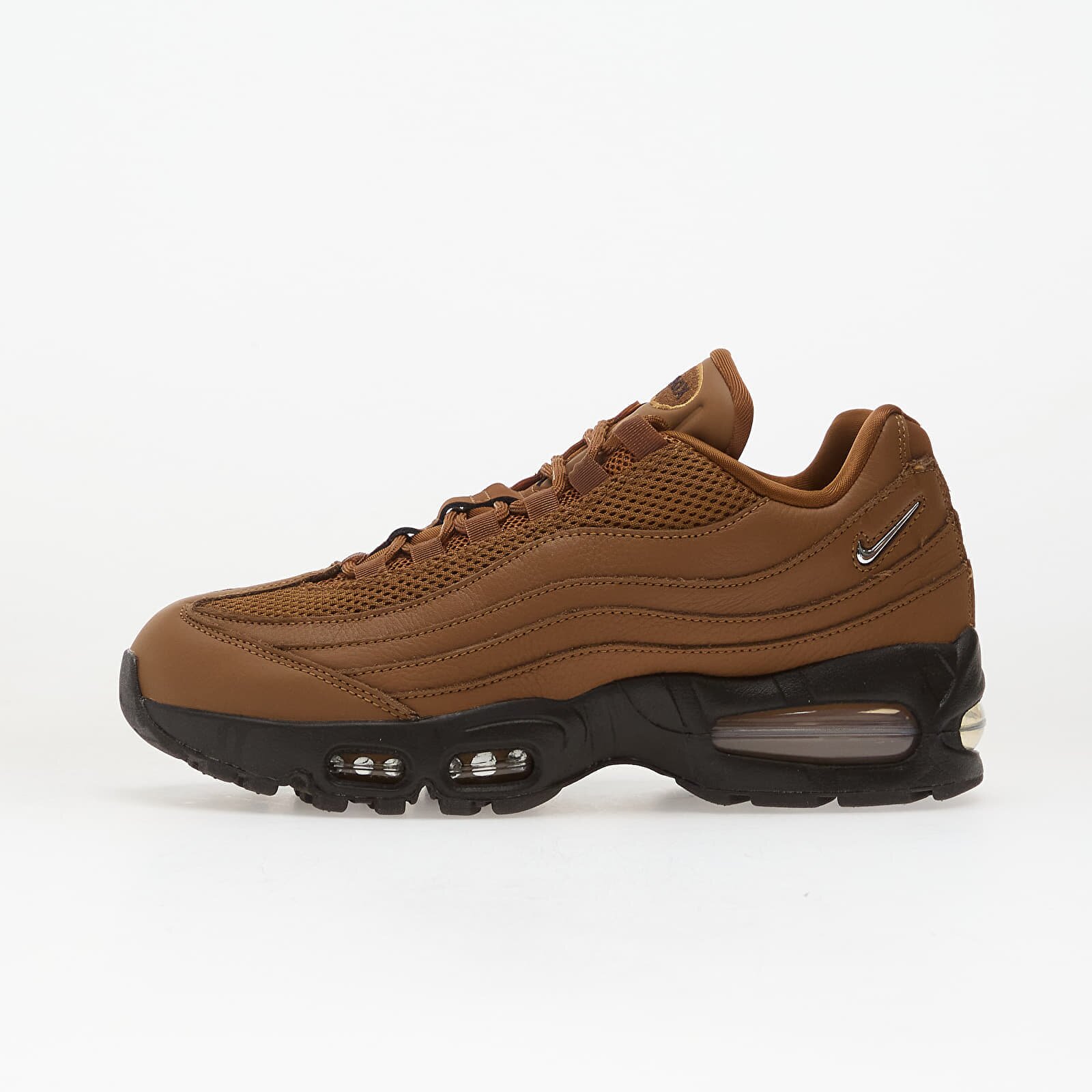 Nike Сникърси Air Max 95 Big Bubble Lt British Tan/ Flax-Velvet Brown
