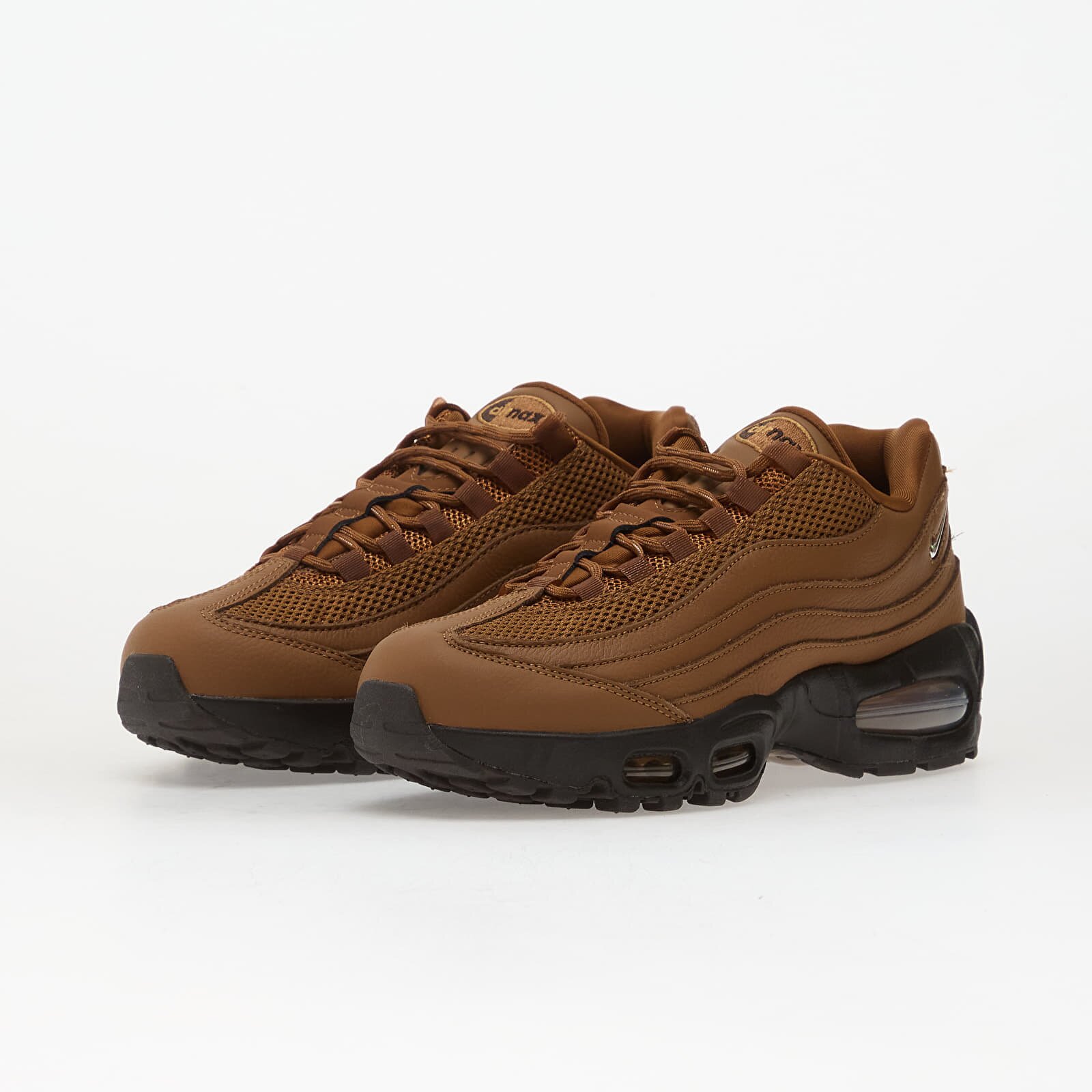 Nike Сникърси Air Max 95 Big Bubble Lt British Tan/ Flax-Velvet Brown